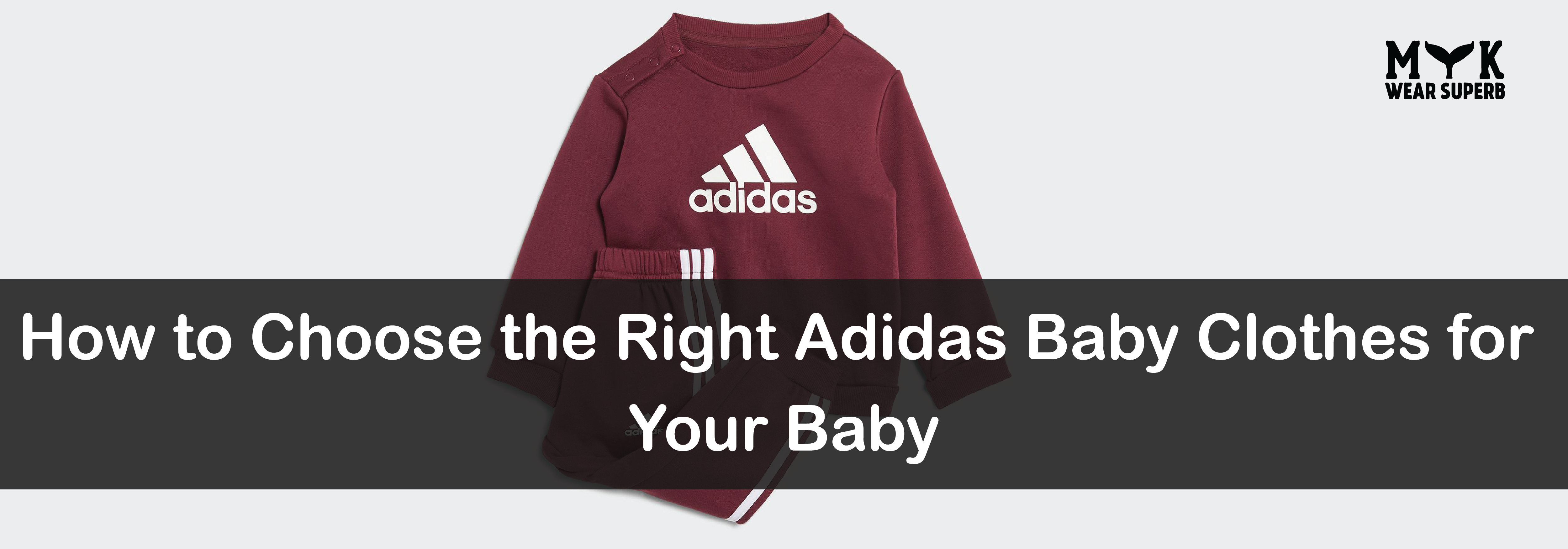 Baby Boy Mid-Season Dress IN Terry Stuff Adidas Print White Color