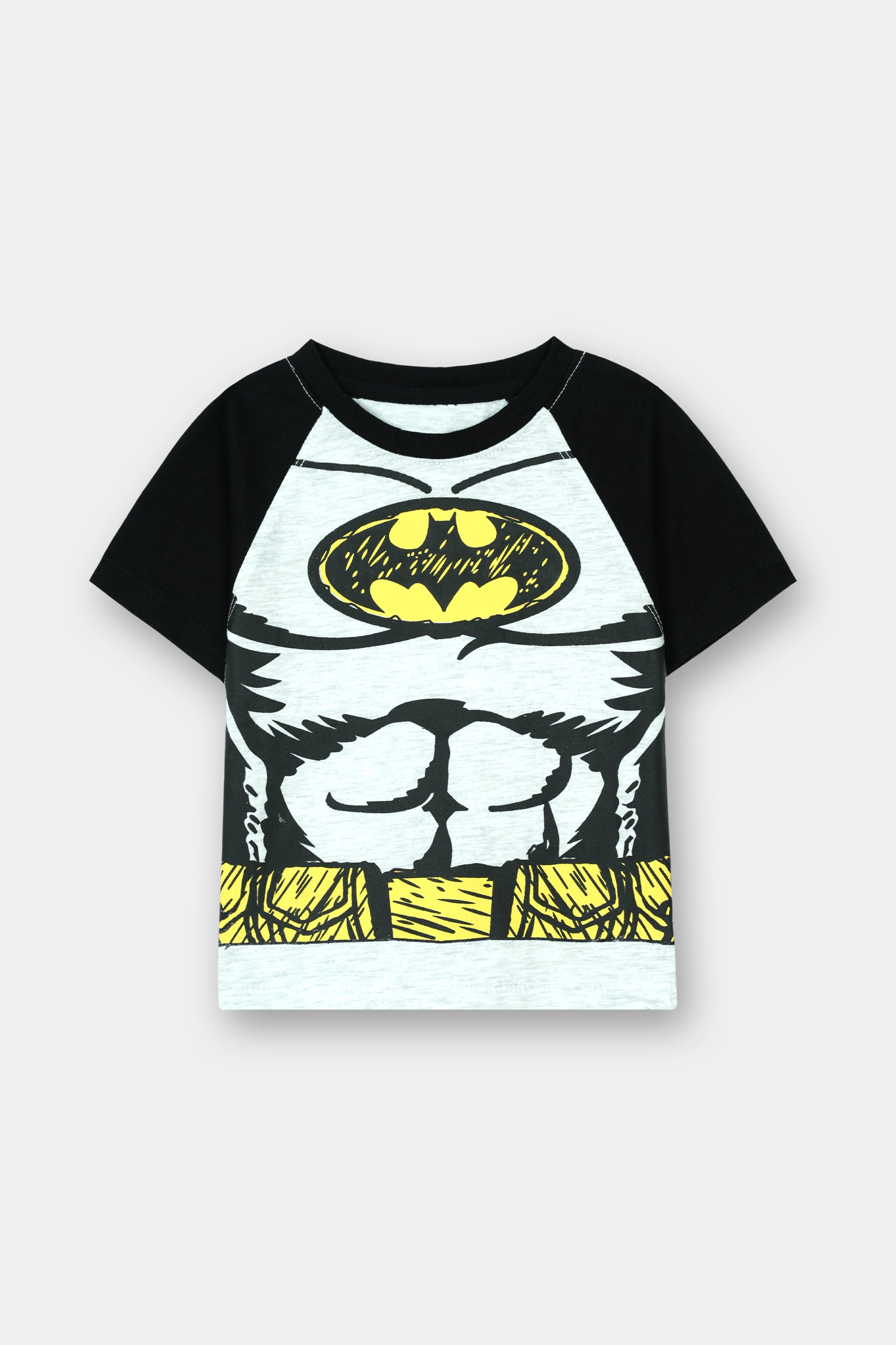 MYK Boys Batman Muscle Print Summer Co-ord Set