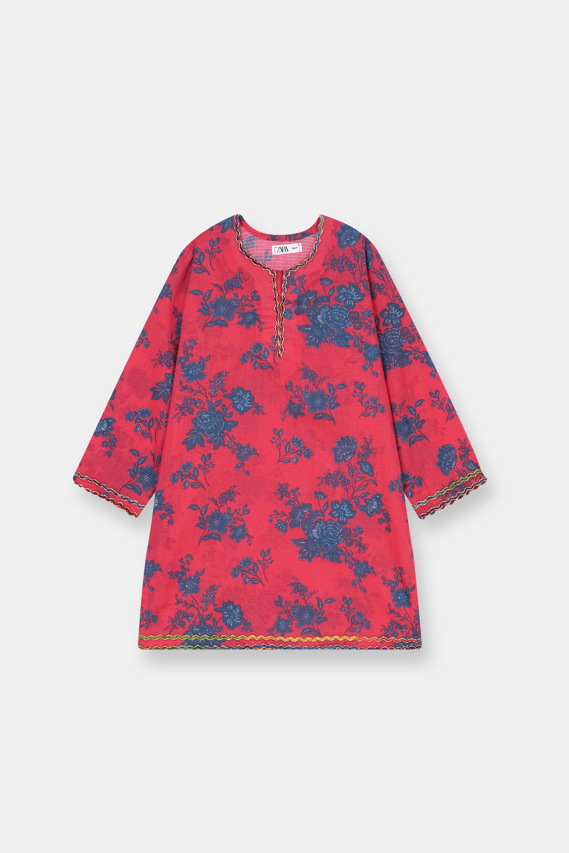 Luxury Dora Cotton Lawn Track Suit for Girls – Red & Blue - MYK_Fatimas