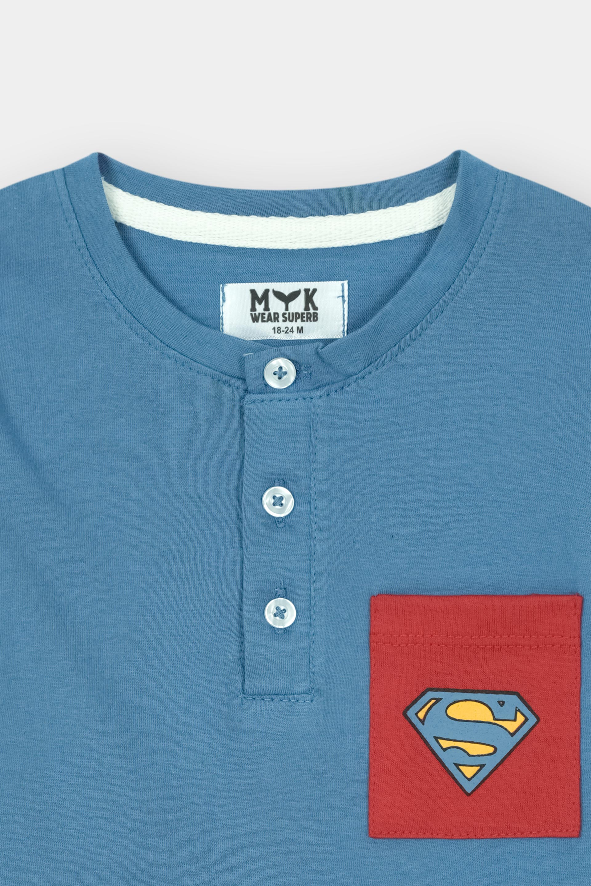 Boys' Blue & Red Superhero Summer Set - MYK_Fatimas
