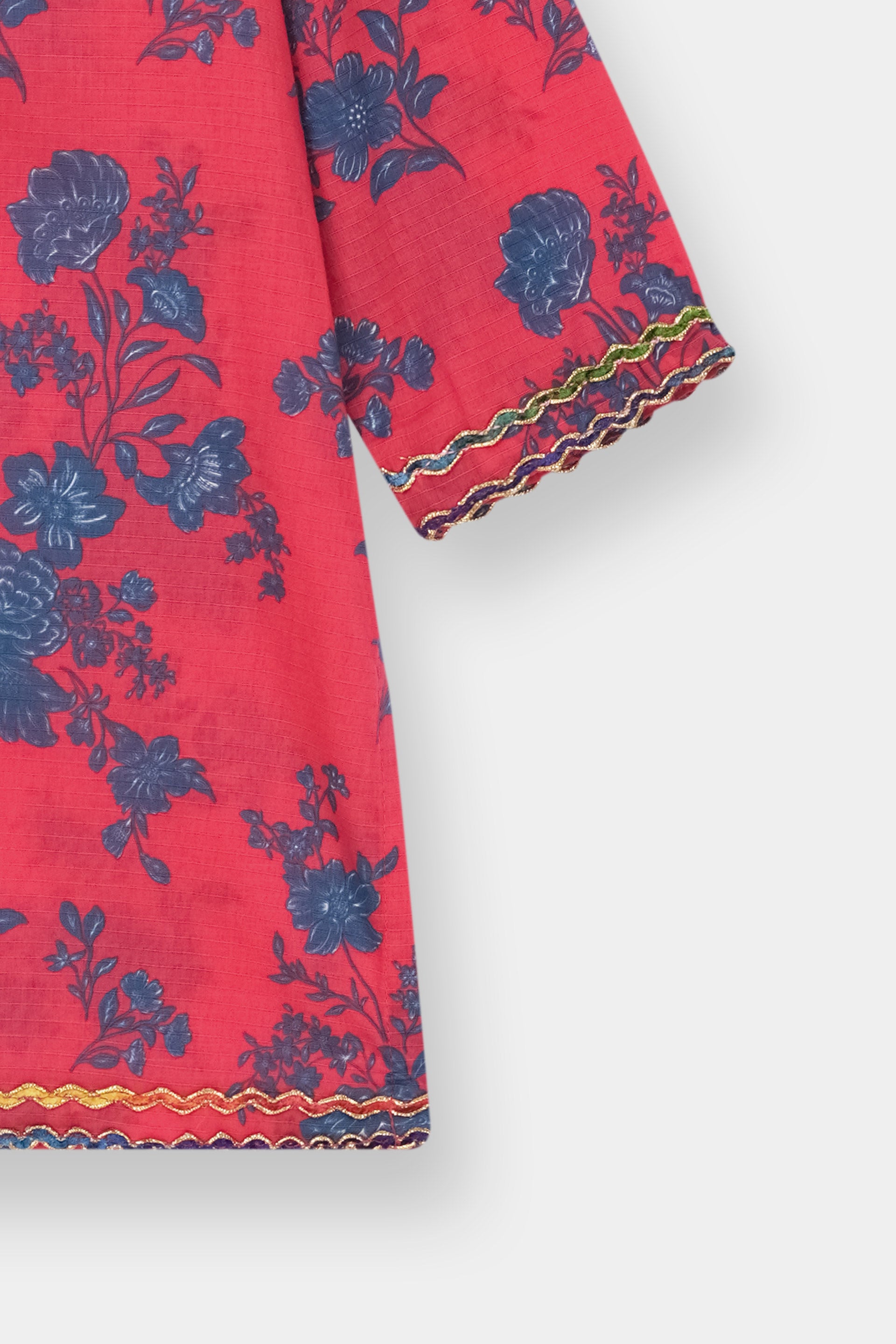 Luxury Dora Cotton Lawn Track Suit for Girls – Red & Blue - MYK_Fatimas