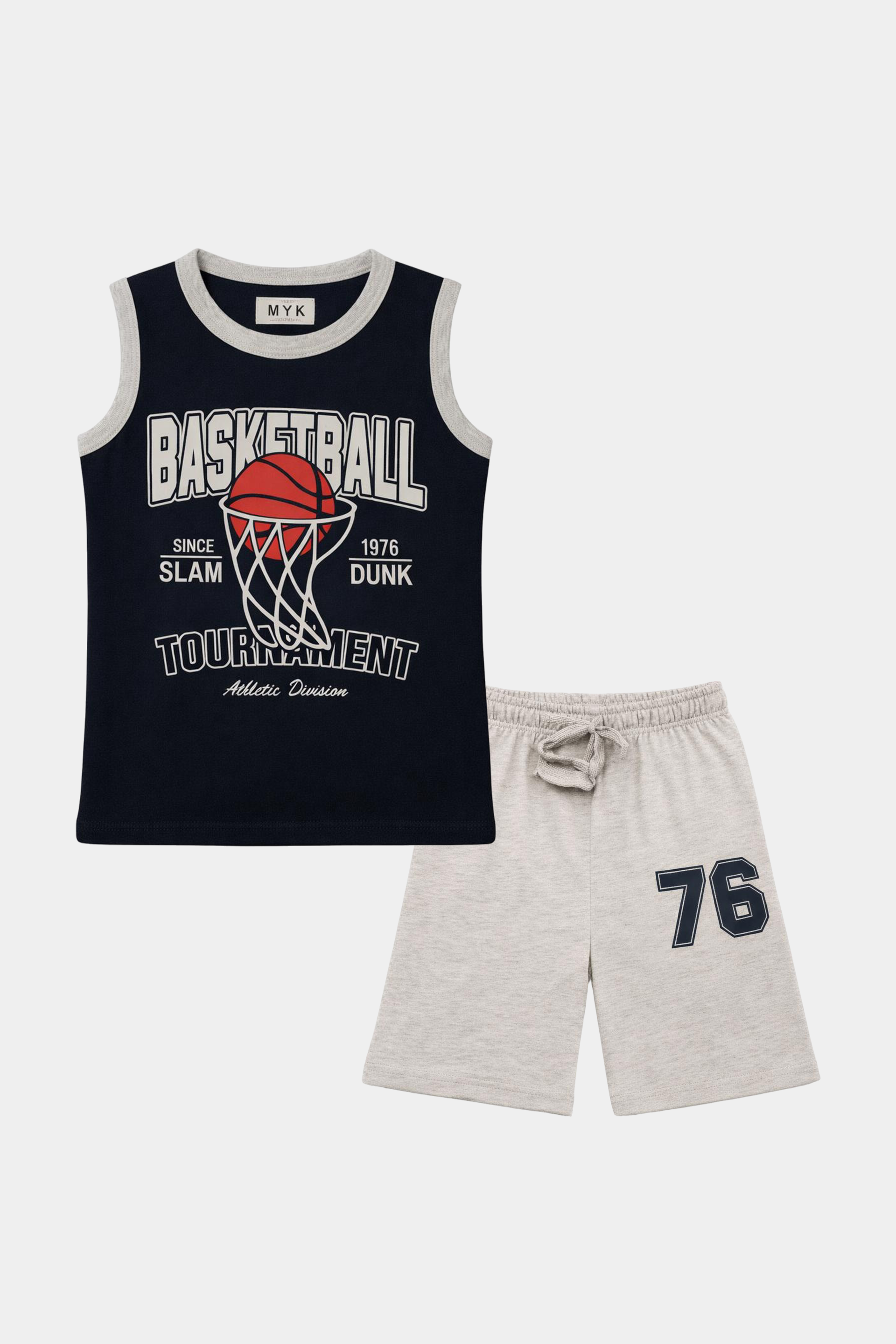 Sleeveless Basketball Tournament Outfit Boys - MYK_Fatimas