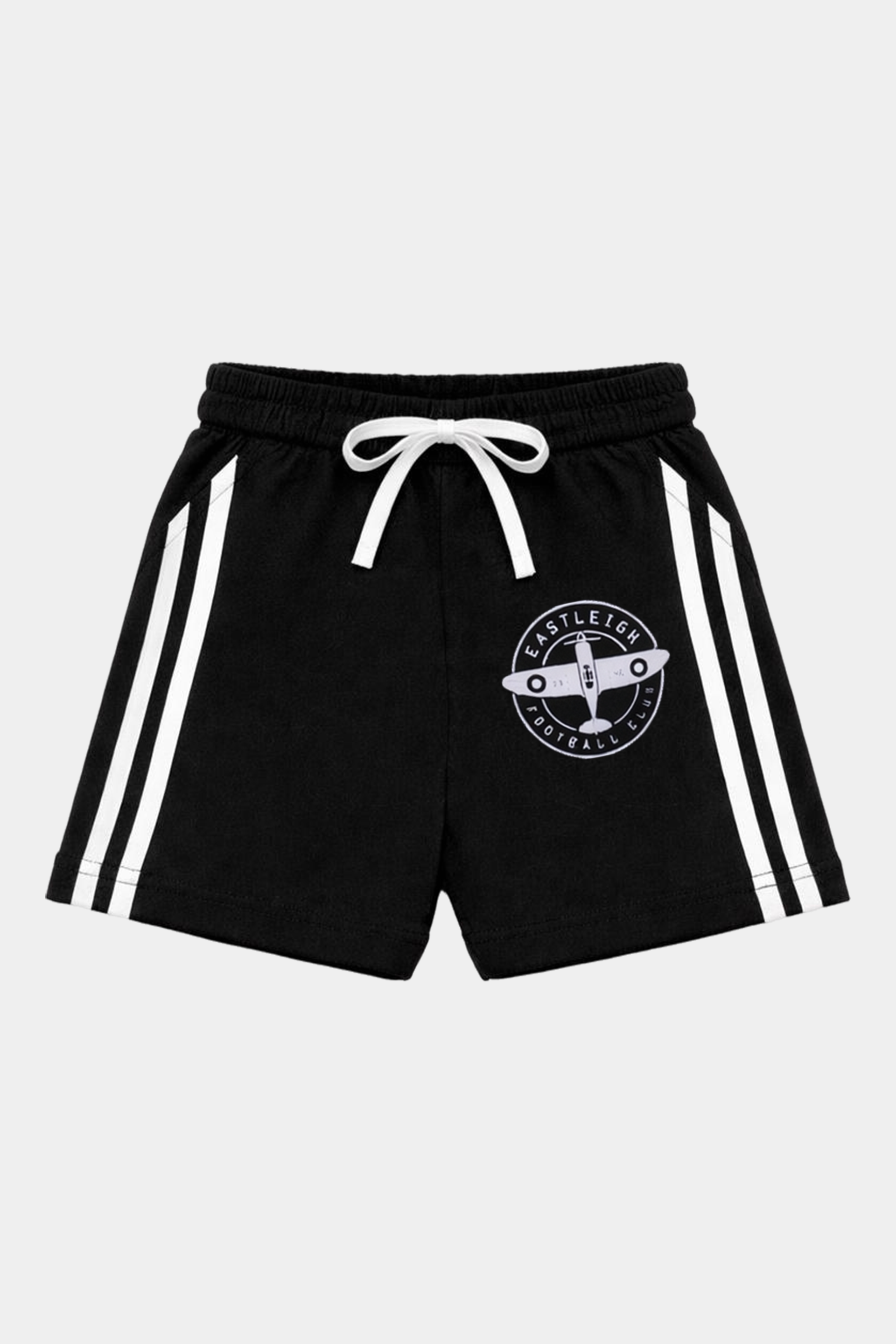 Boys Black & White Aeroplane Print Summer Co-Ord Set