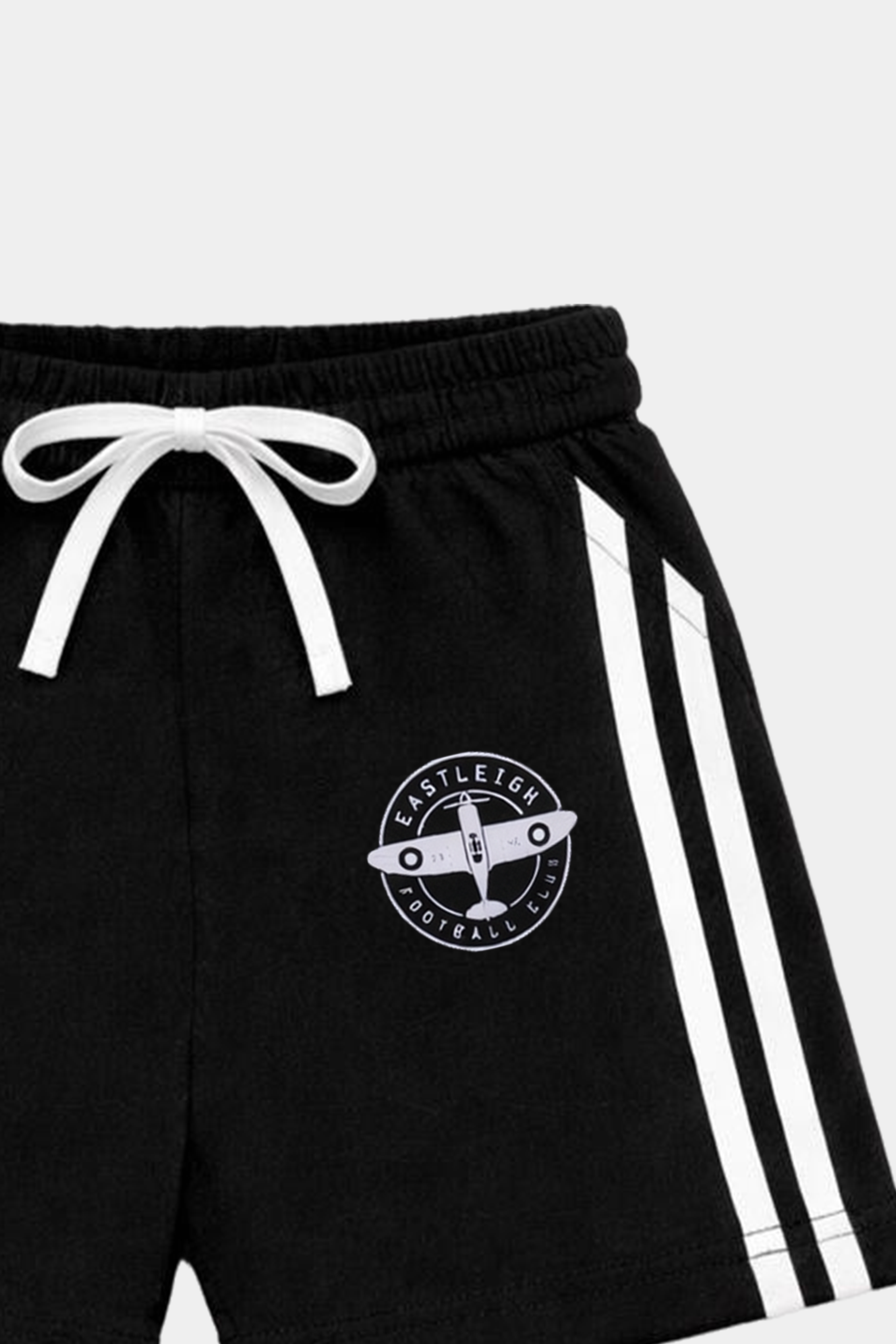 Boys Black & White Aeroplane Print Summer Co-Ord Set