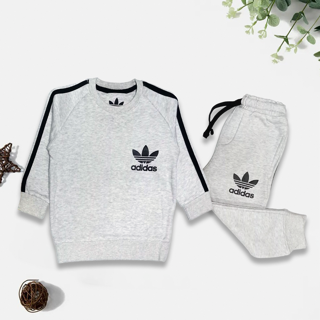 Baby Boy Adidas Sweatshirt With Trouser Imported