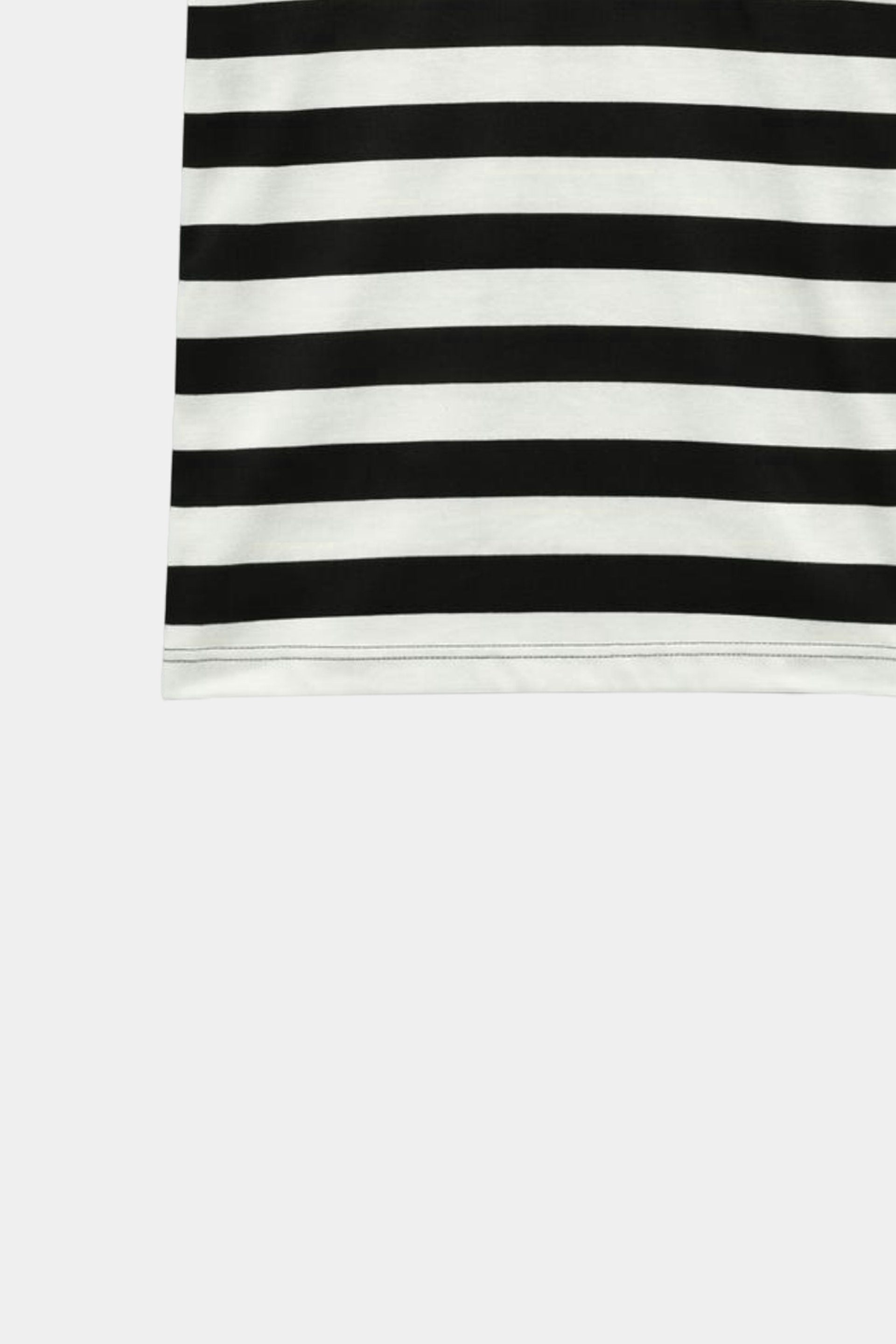 Boys Summer Striped Monster Truck Outfit – Black & White