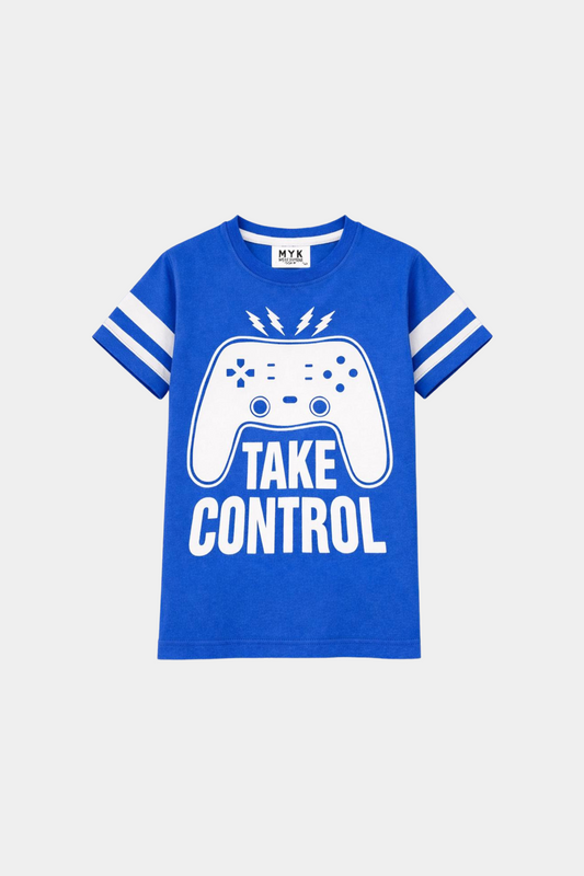 Take Control Video Game Boys Summer T-Shirt & Shorts Set