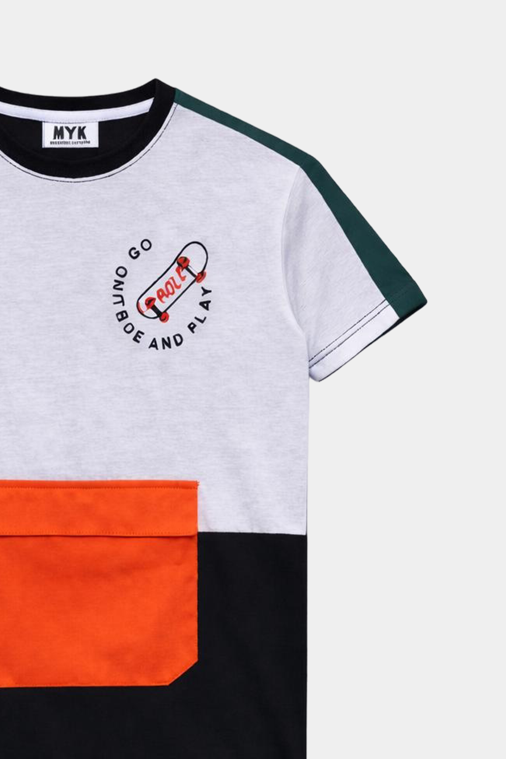 Go Outside & Play Boys Summer Outfit – Colorblock Cotton Set - MYK_Fatimas