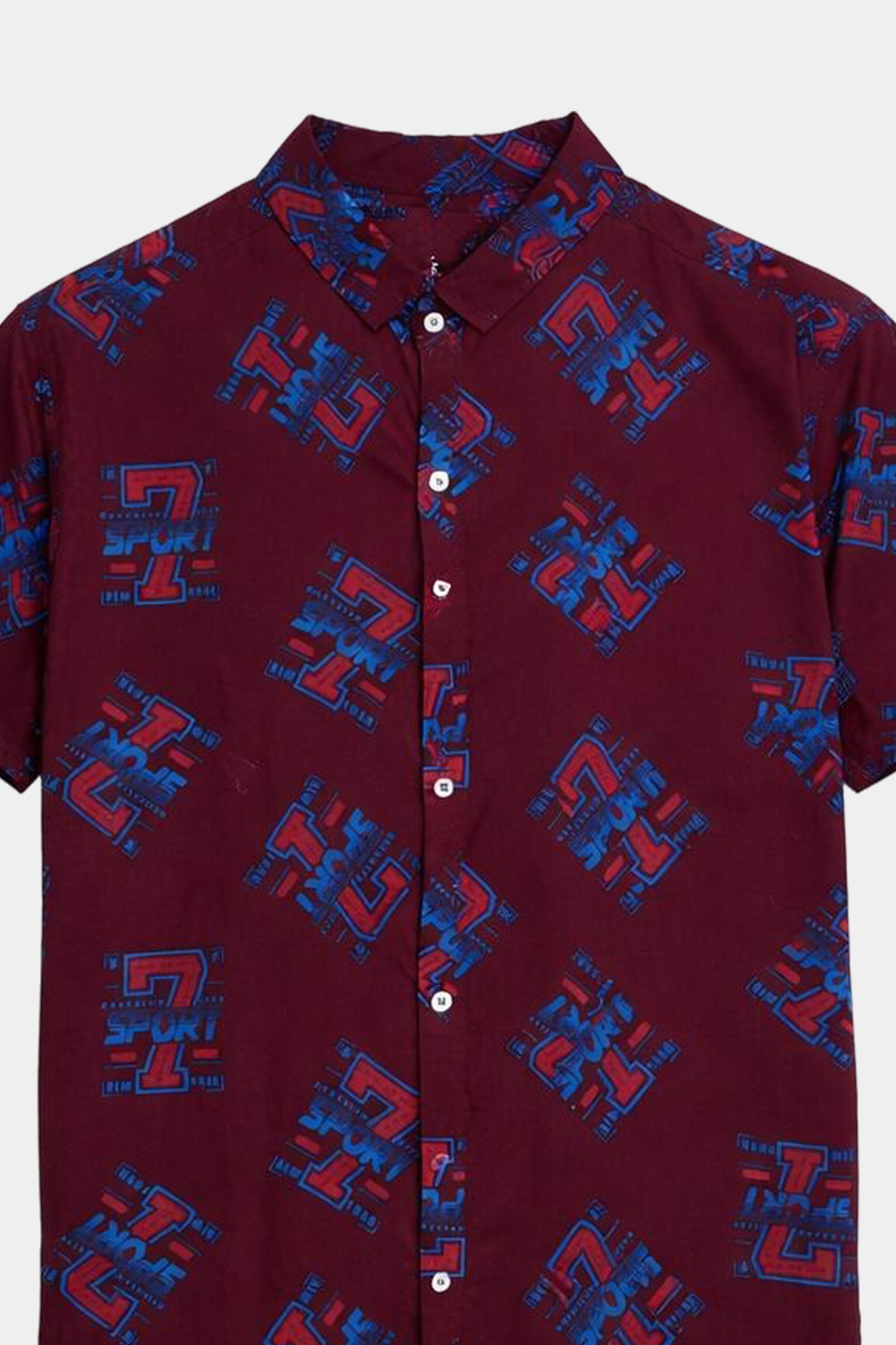 Sporty Maroon Summer Linen Co-Ord Set - MYK_Fatimas