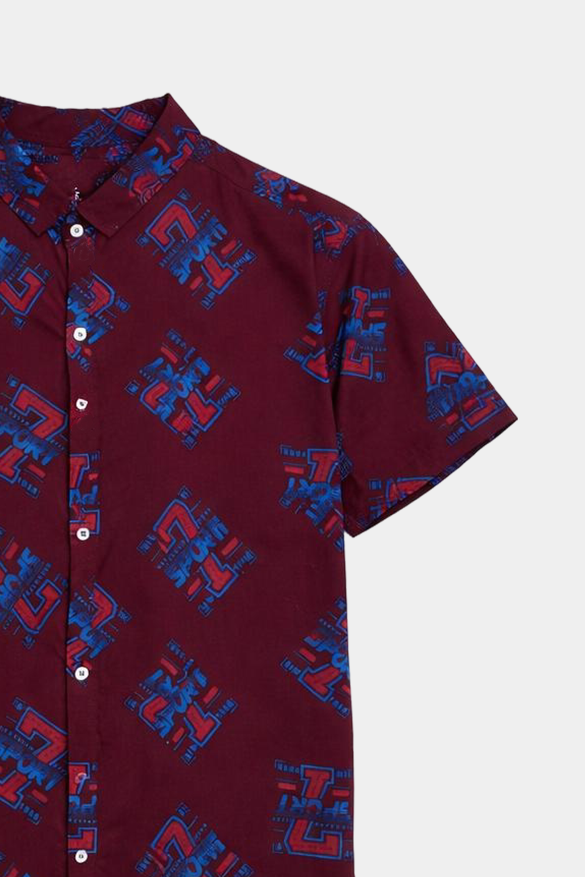 Sporty Maroon Summer Linen Co-Ord Set - MYK_Fatimas