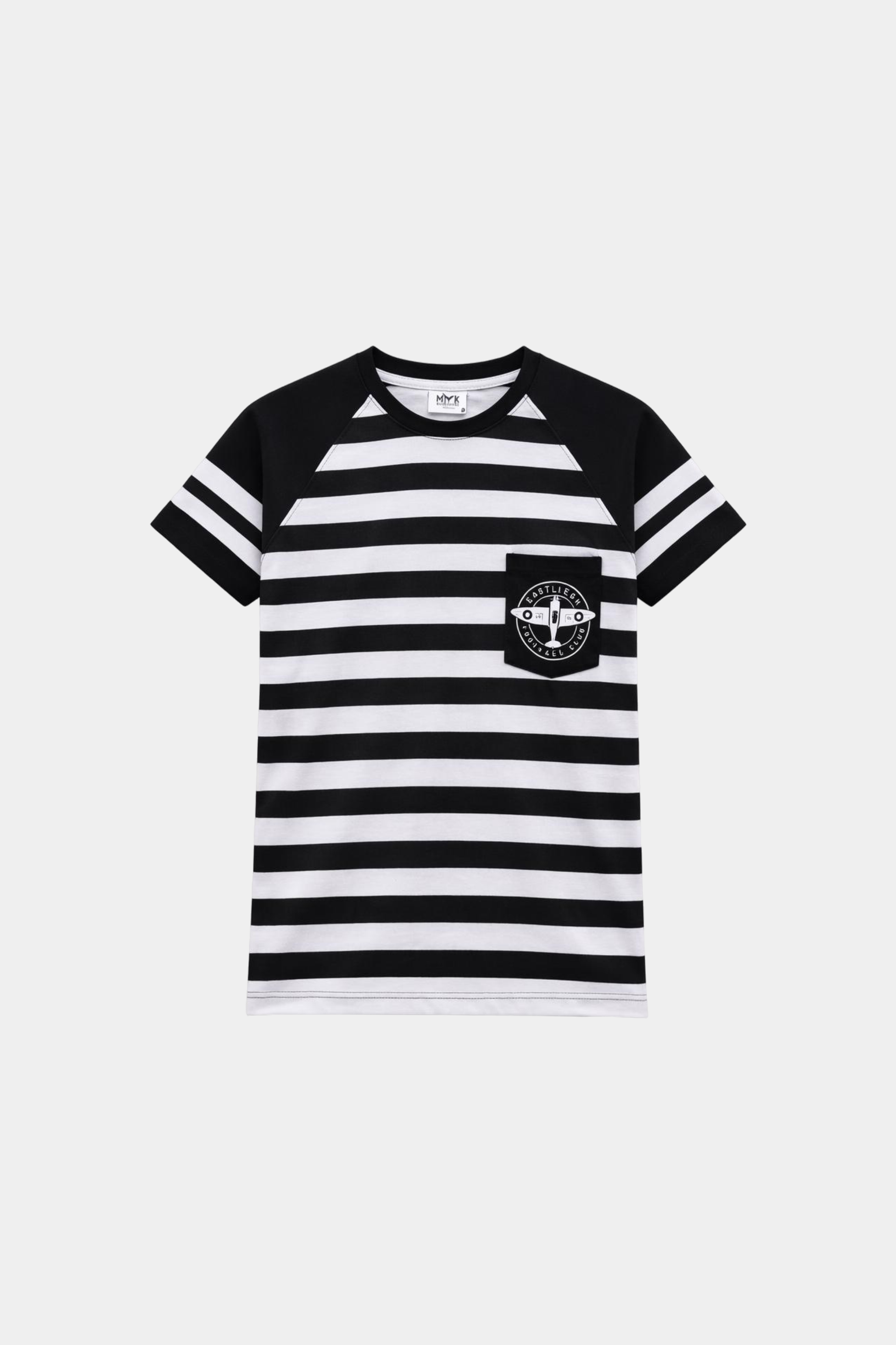 Boys Black & White Aeroplane Print Summer Co-Ord Set