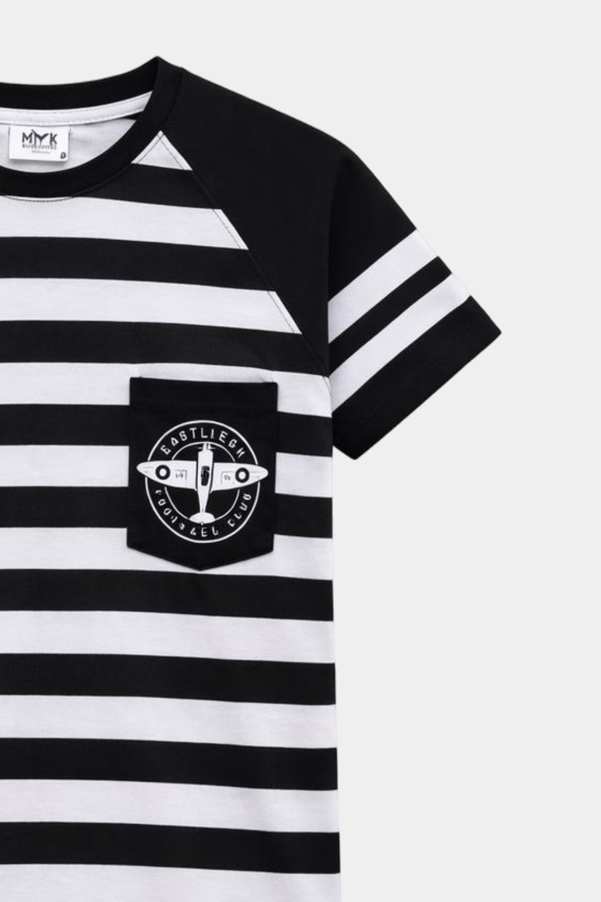 Boys Black & White Aeroplane Print Summer Co-Ord Set