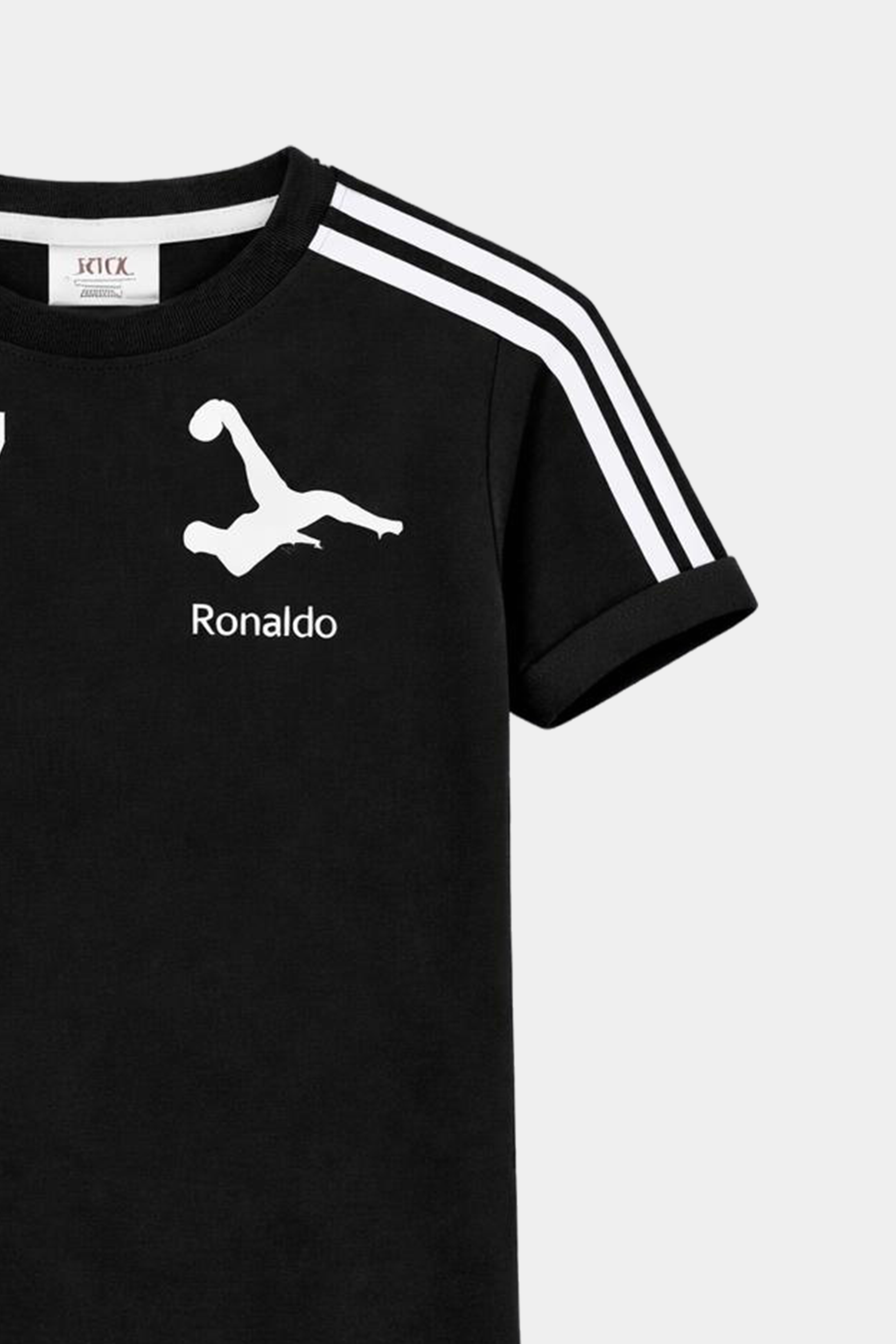 MYK Ronaldo Black Kids Sportswear Set T-Shirt & Shorts Set - MYK_Fatimas