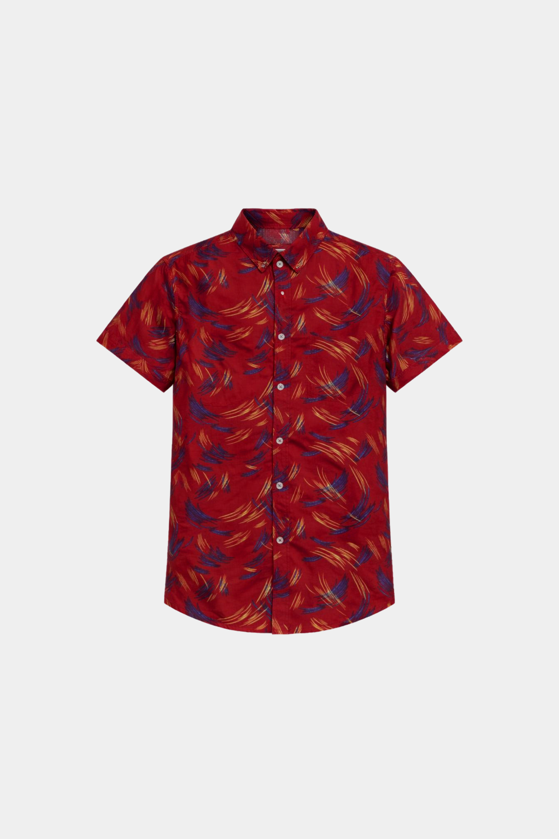 Boys Maroon Linen Printed Co-Ord Set – Breezy Summer Comfort - MYK_Fatimas