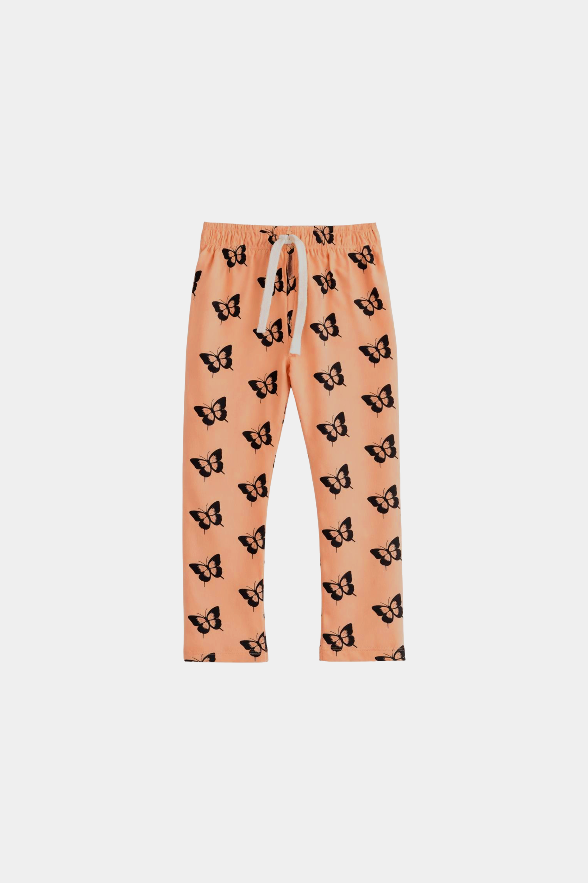 Peach Butterfly Print Girls' Summer Set – Change Brings Beautiful Things - MYK_Fatimas