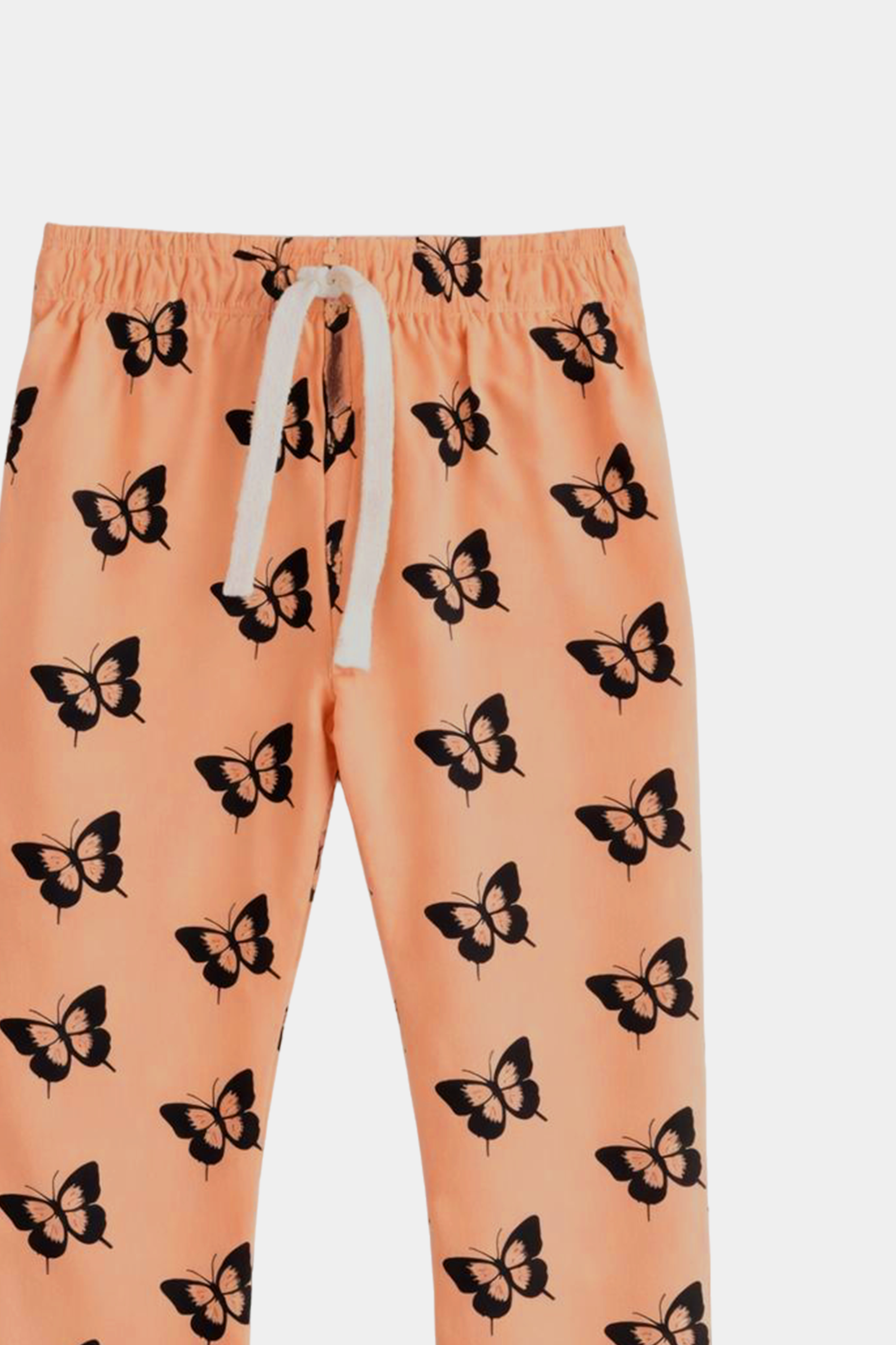 Peach Butterfly Print Girls' Summer Set – Change Brings Beautiful Things - MYK_Fatimas