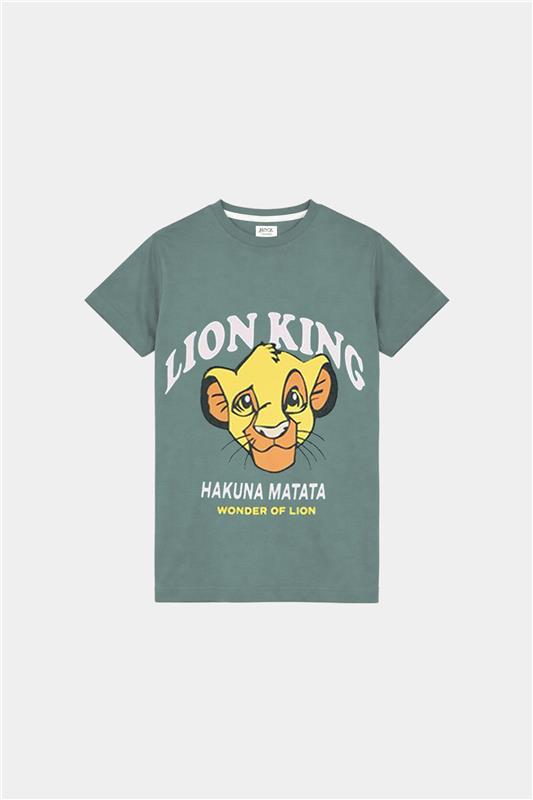 Boys Lion King Hakuna Matata Summer T-Shirt – Green - MYK_Fatimas