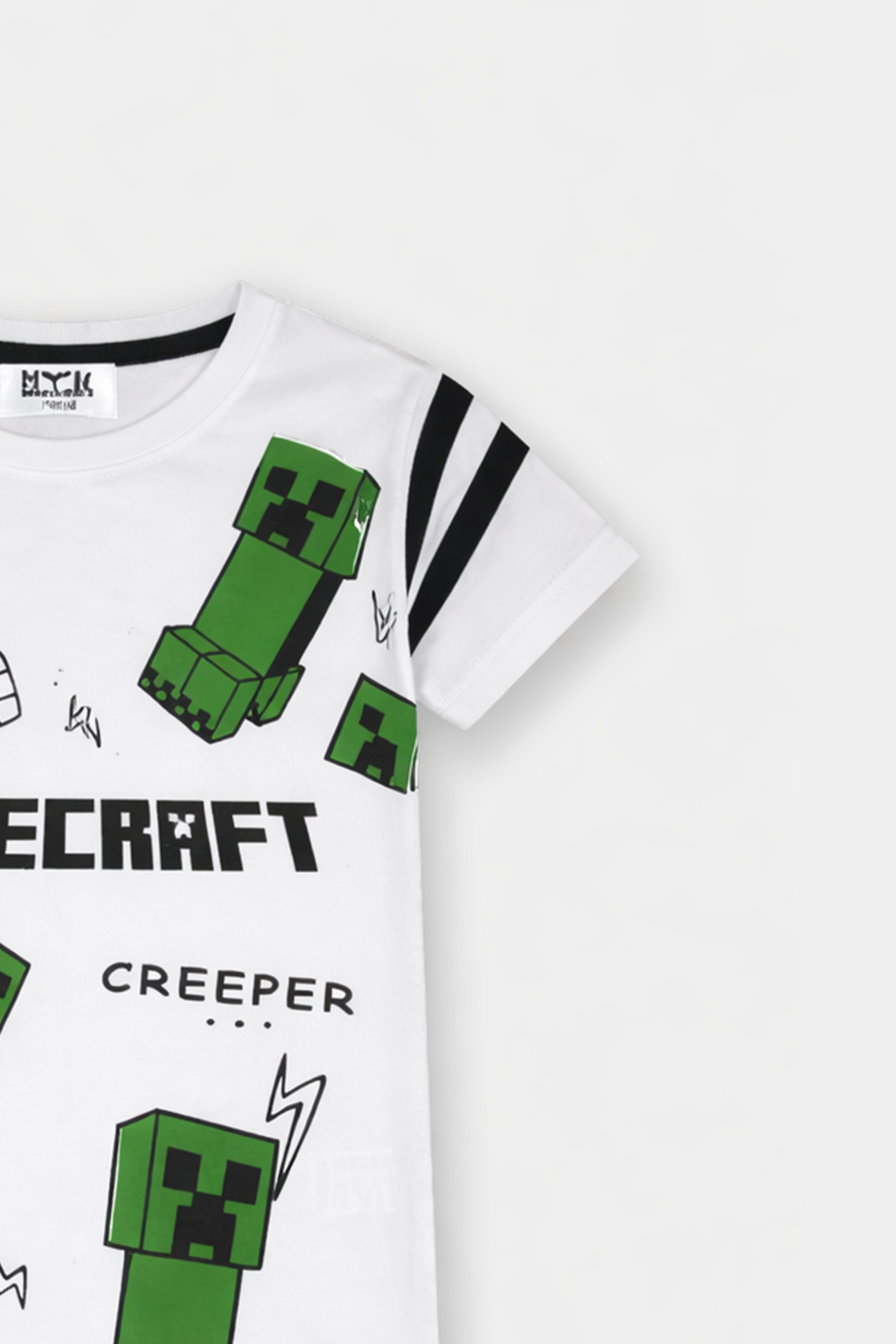 Boys Minecraft Creeper Summer Outfit Set - MYK_Fatimas