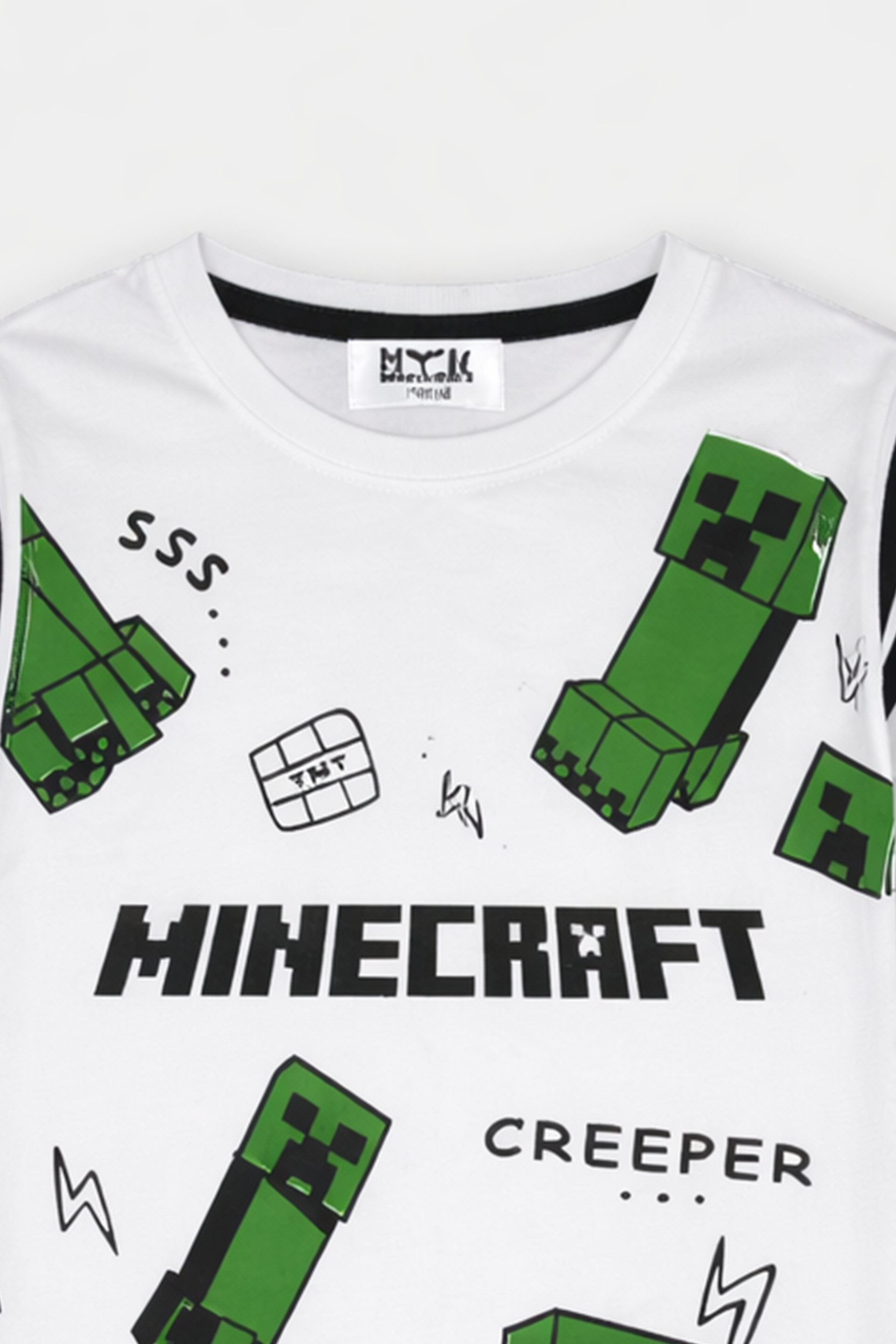 Boys Minecraft Creeper Summer Outfit Set - MYK_Fatimas