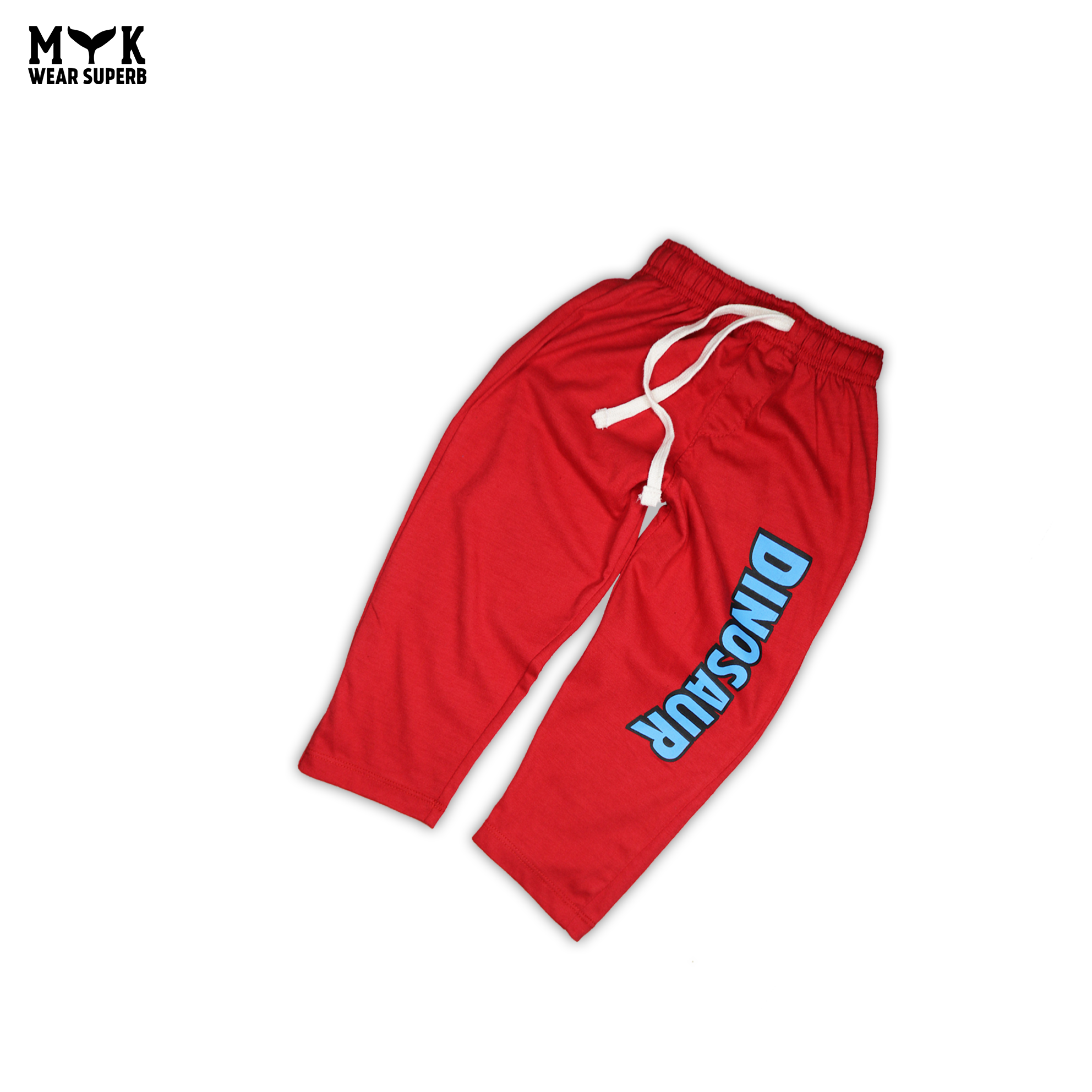 MYK Blue & Red Dinosaur Print Summer Co-ord Set
