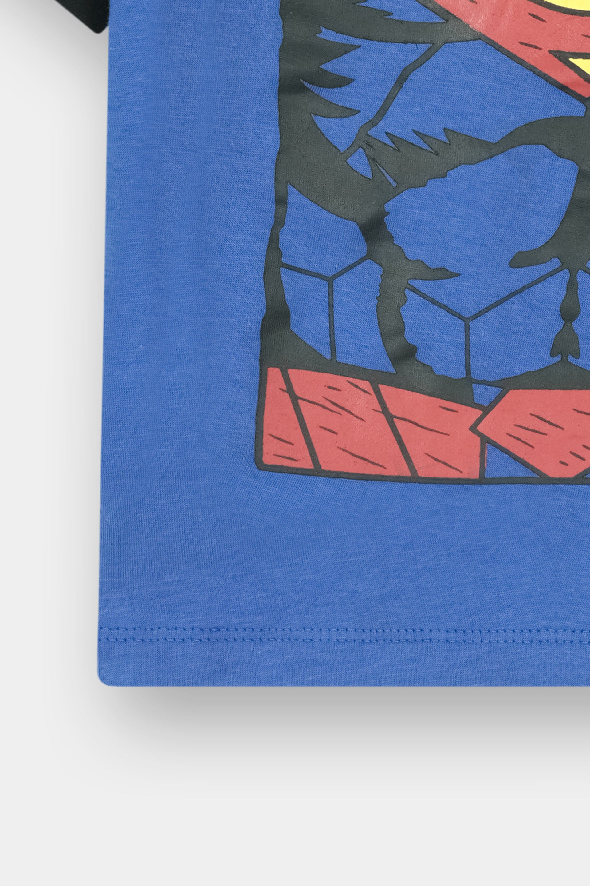 Boys' Superman Muscle Blue Graphic T-Shirt & Shorts Set - MYK_Fatimas