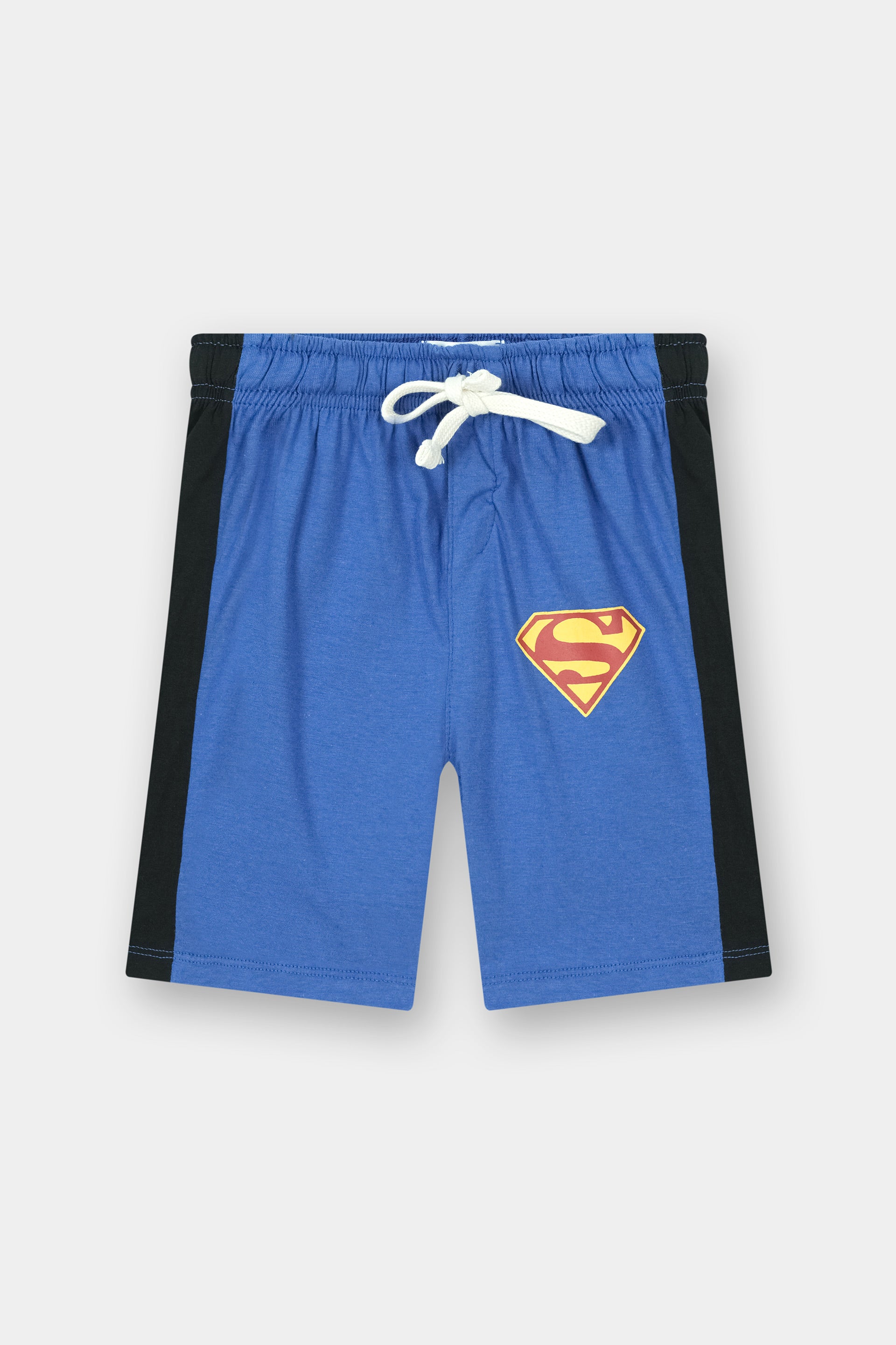 Boys' Superman Muscle Blue Graphic T-Shirt & Shorts Set - MYK_Fatimas