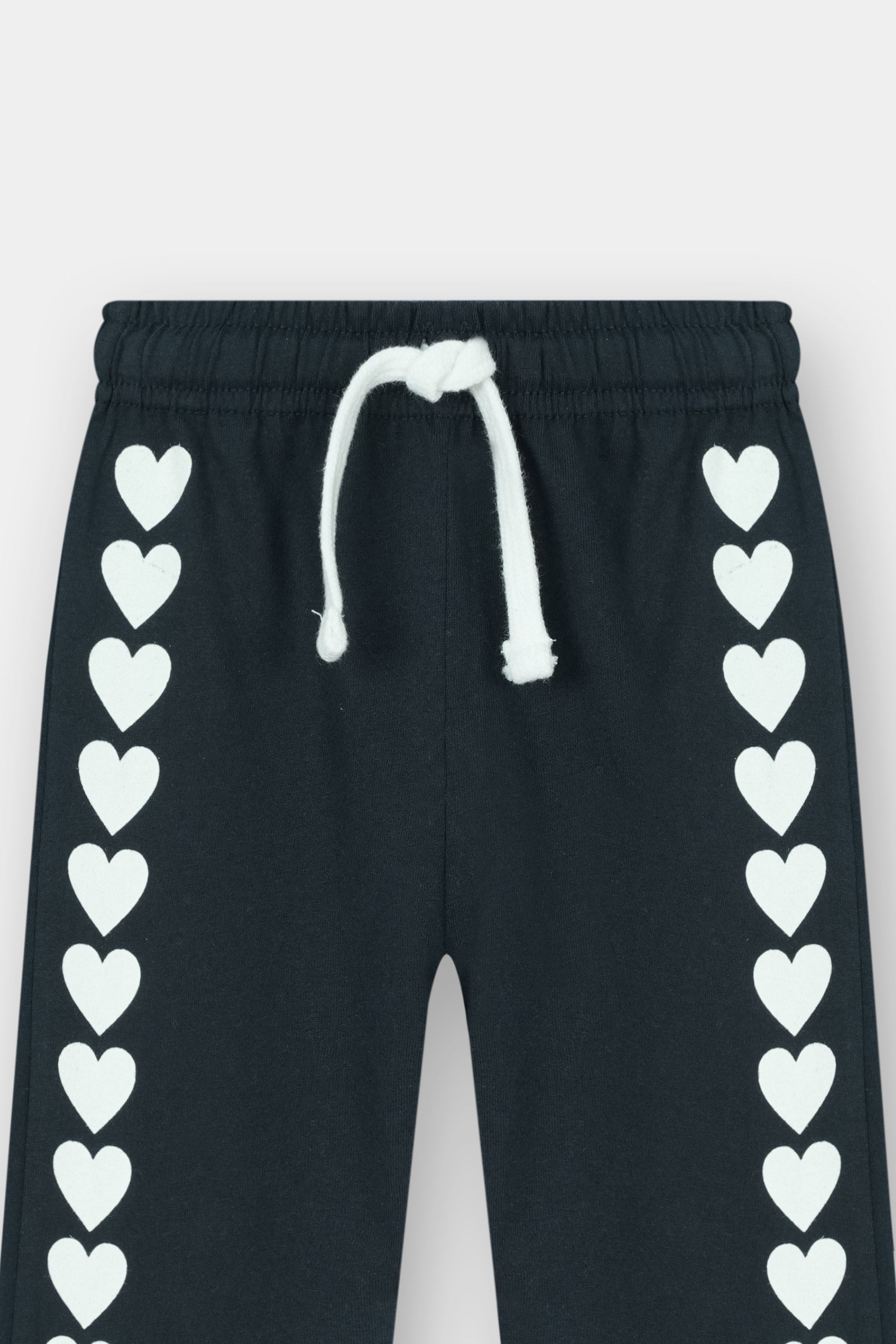 Sunny Bunny Ruffle Top & Heart Jogger Set