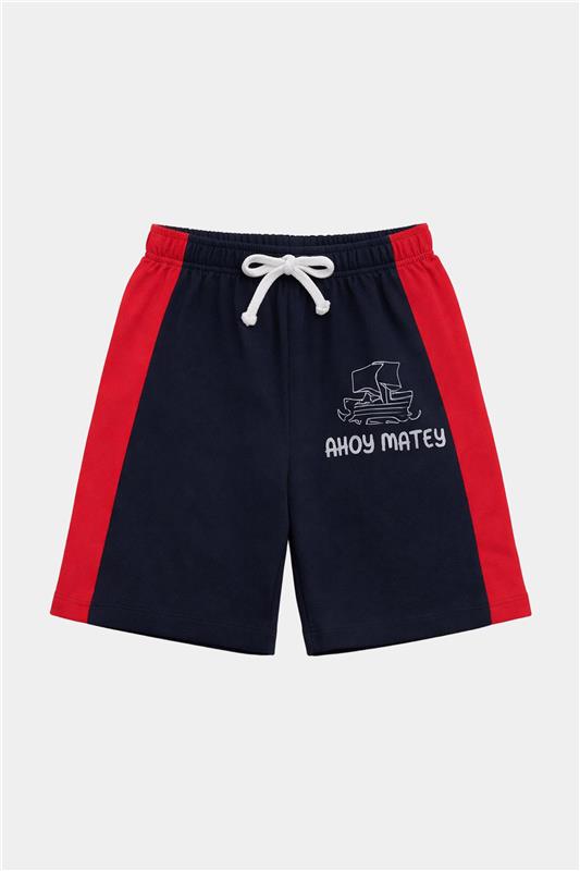 Ahoy Matey Nautical T-Shirt & Shorts Set for Boys - MYK_Fatimas