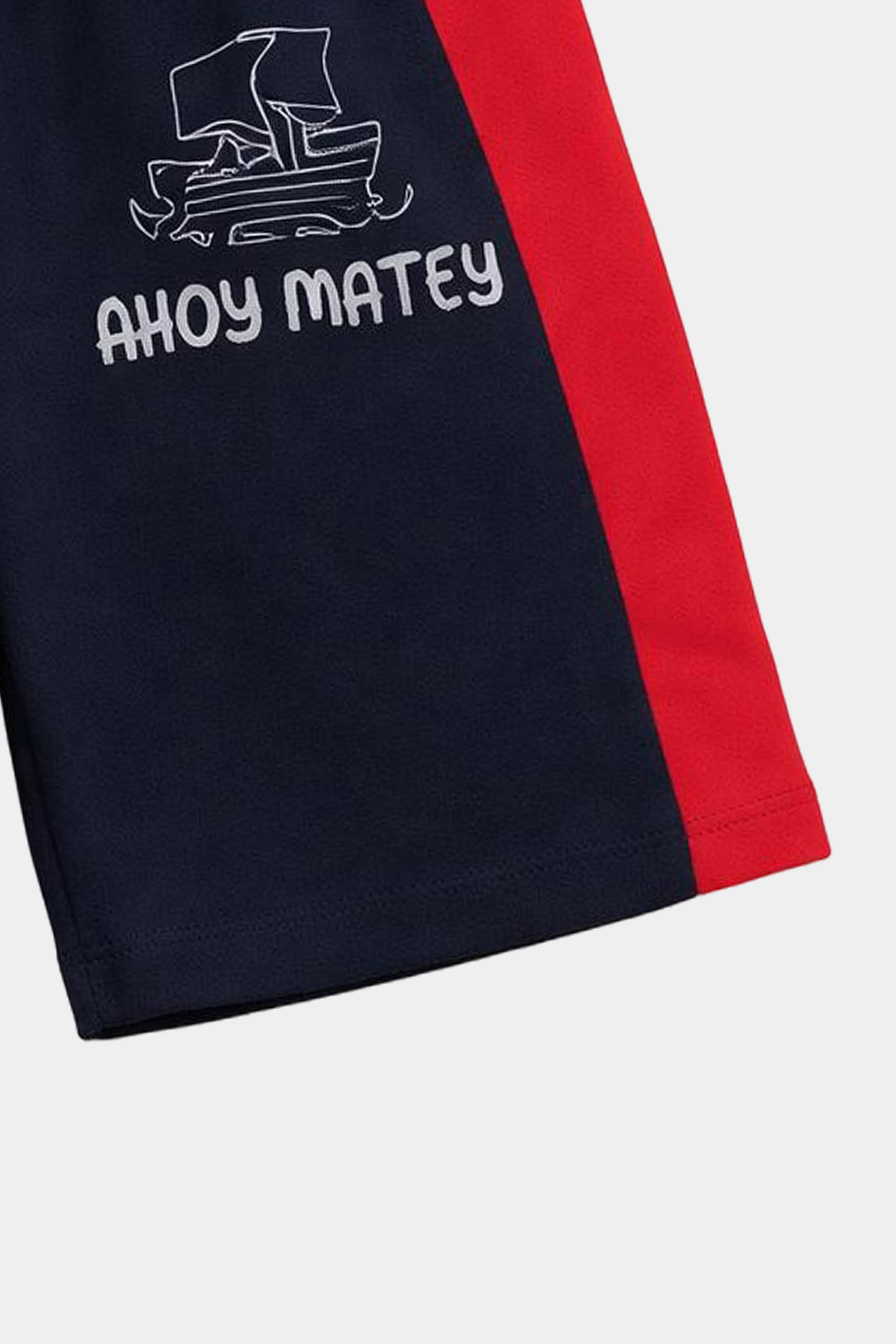 Ahoy Matey Nautical T-Shirt & Shorts Set for Boys - MYK_Fatimas