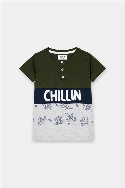 Boys Summer CHILLIN Printed T-Shirt & Shorts Set - MYK_Fatimas