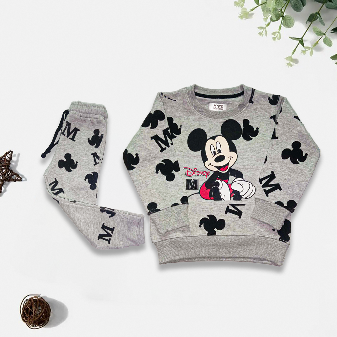 Baby Boy Micky Mouse Sweat Shirt With Trouser Long Sleeve Outfits