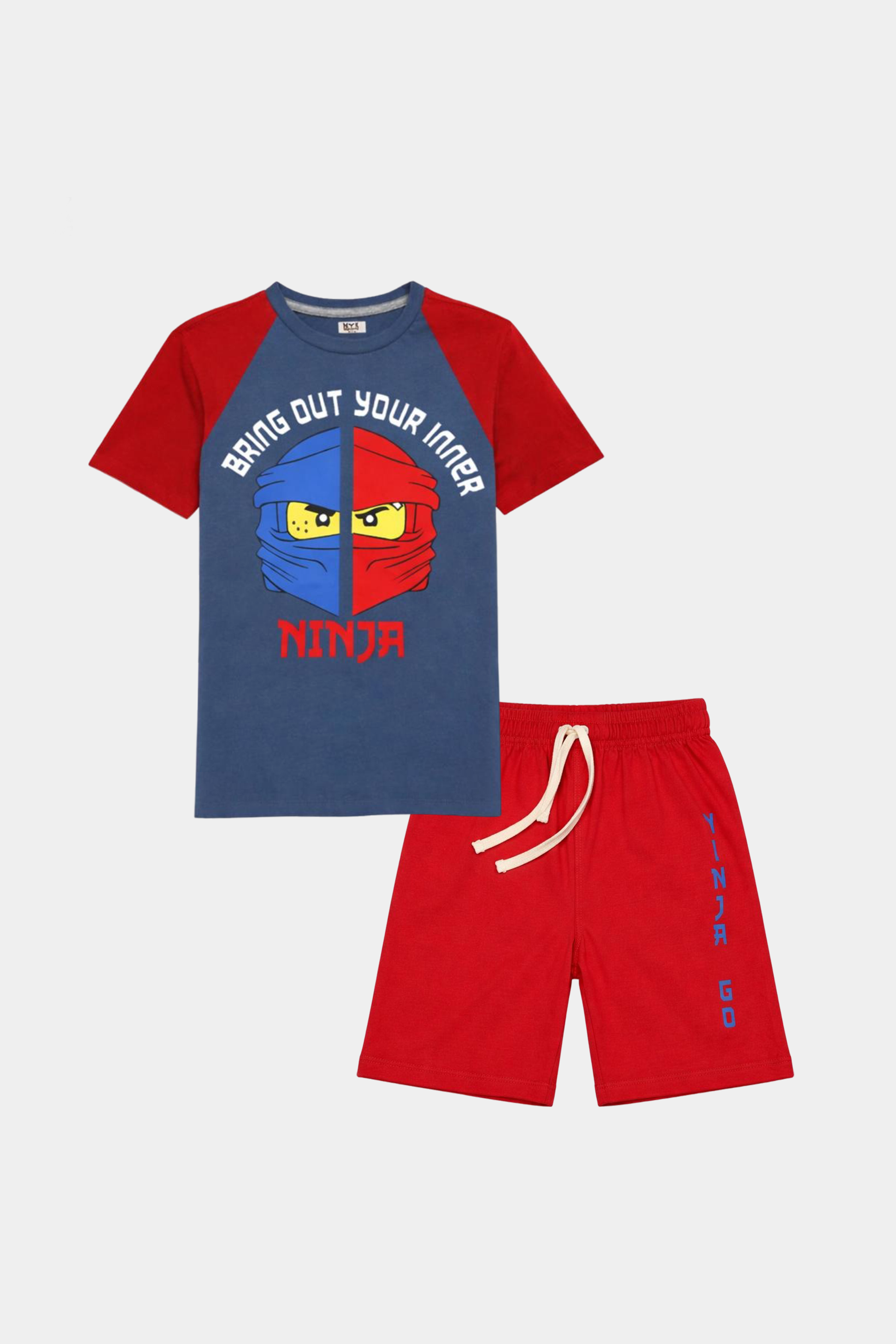 Ninja-Themed Nicker & Shirt Set for Kids - MYK_Fatimas
