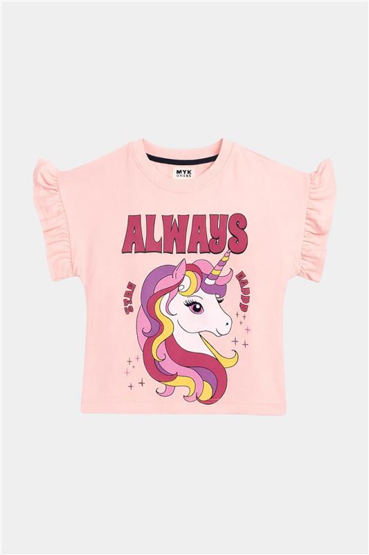 Always Happy Unicorn Girls Summer Set – Pink & Magenta - MYK_Fatimas