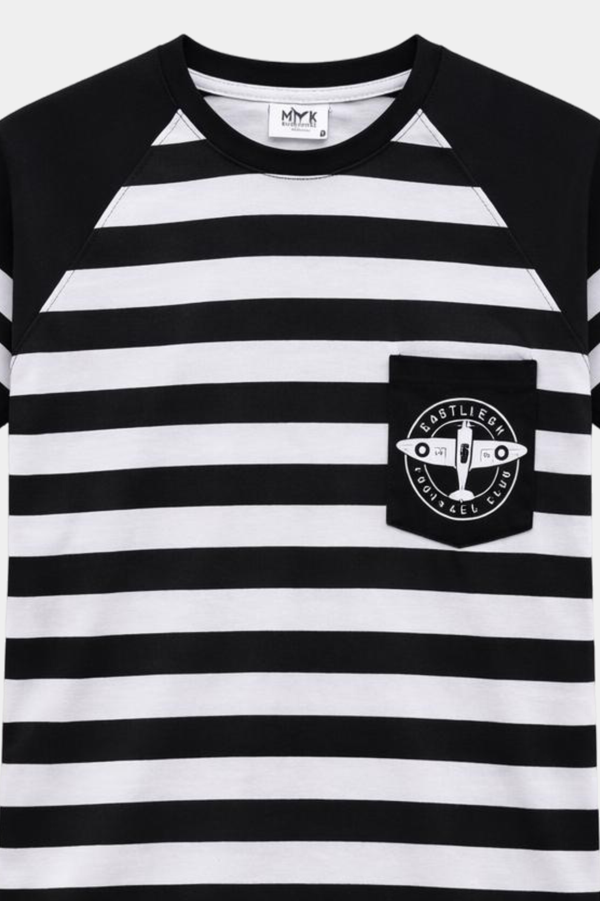 Boys Black & White Aeroplane Print Summer Co-Ord Set