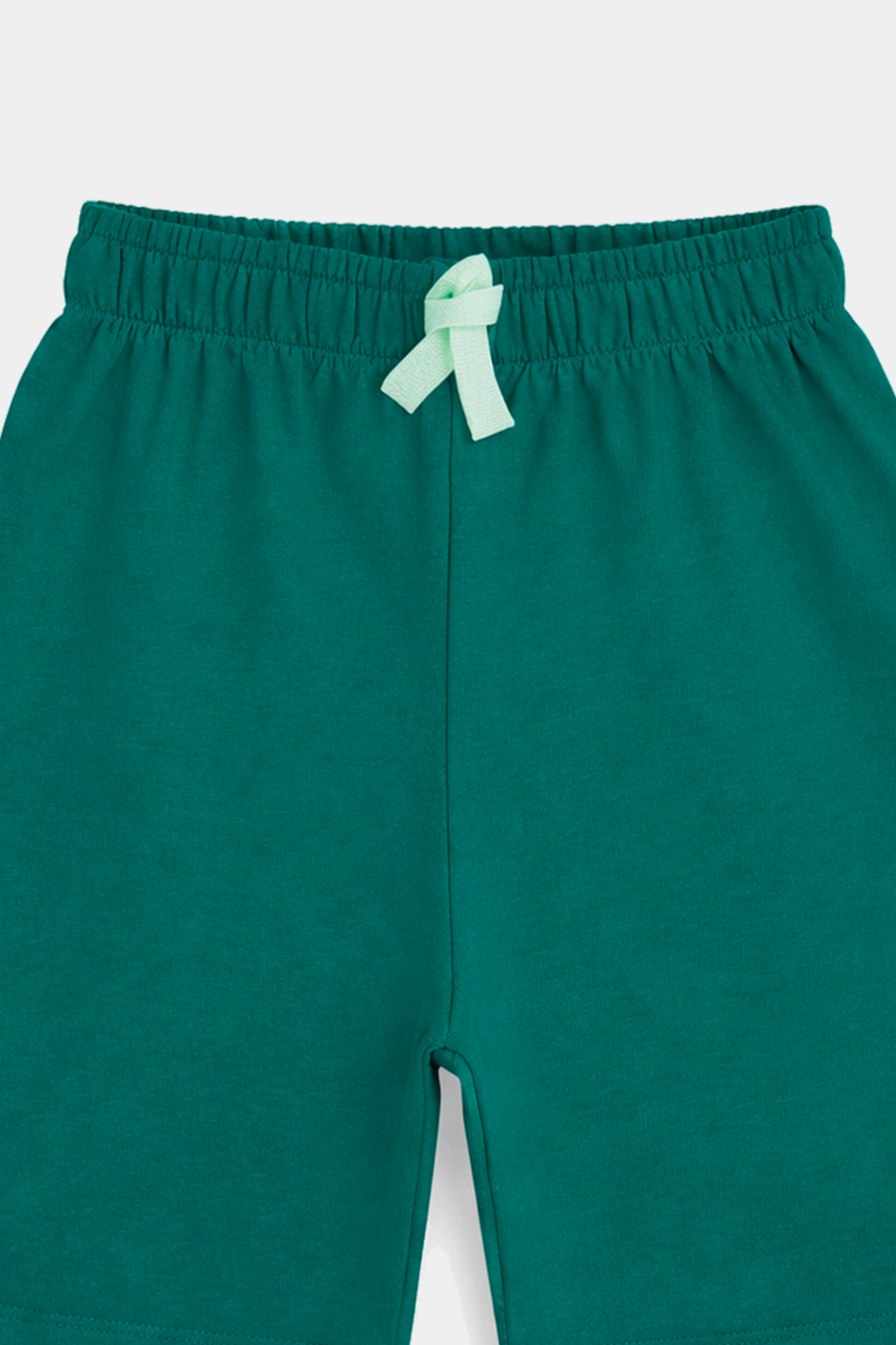 Dino Adventure Sleeveless Set T-Shirt & Shorts Set – Teal & Grey - MYK_Fatimas