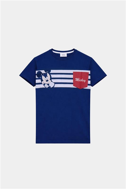 Mickey Blue Striped Summer Outfit for Kids - MYK_Fatimas