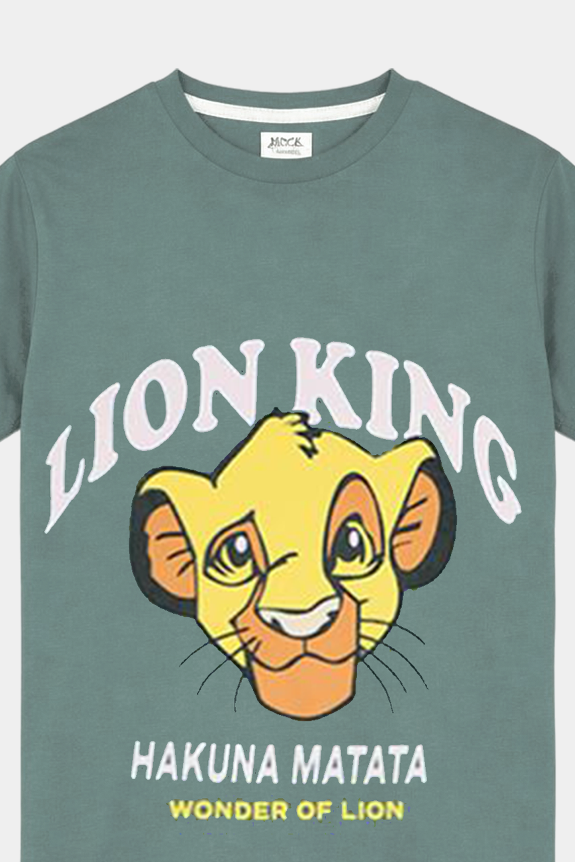 Boys Lion King Hakuna Matata Summer T-Shirt – Green - MYK_Fatimas