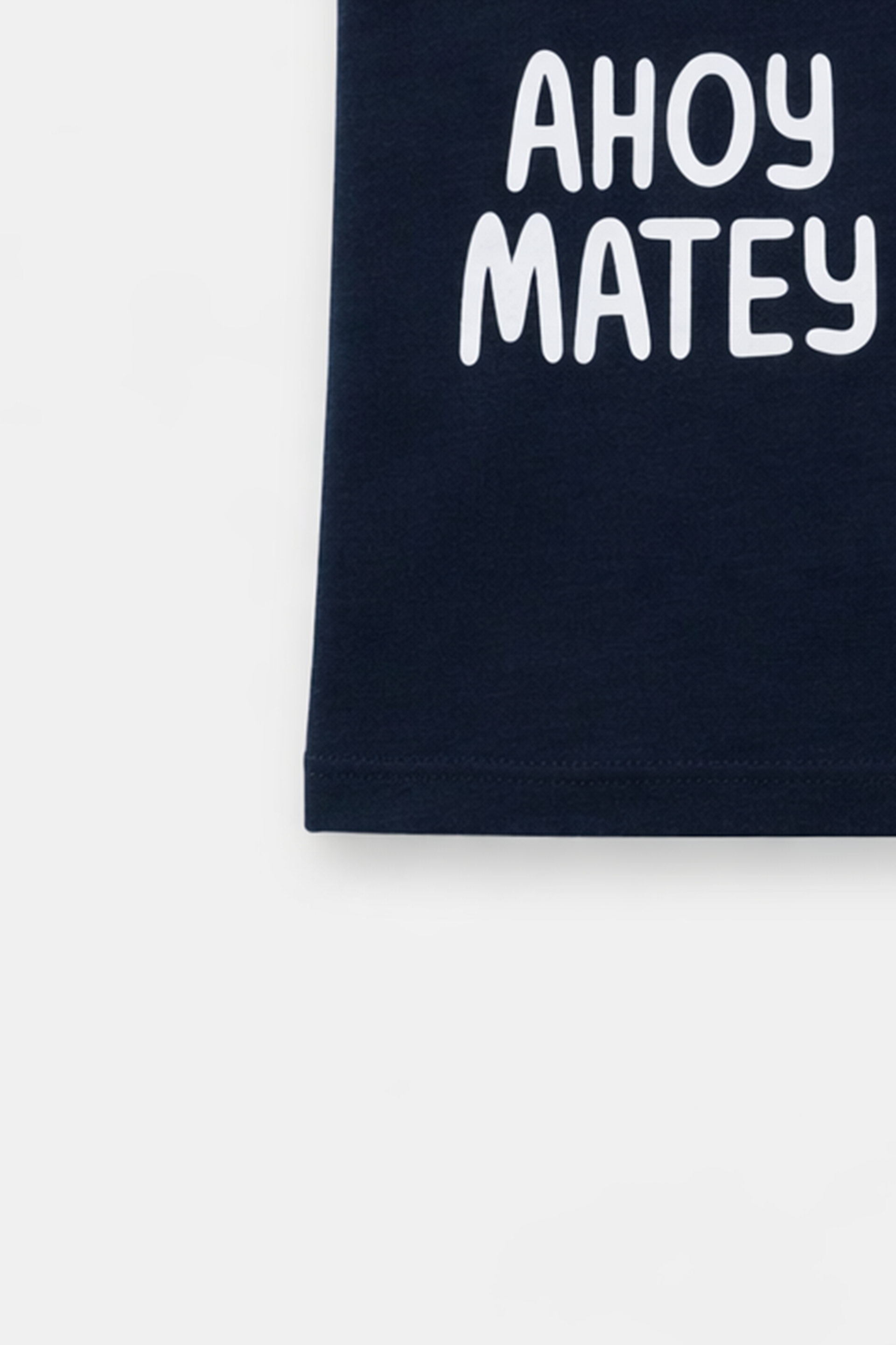 Ahoy Matey Nautical T-Shirt & Shorts Set for Boys - MYK_Fatimas