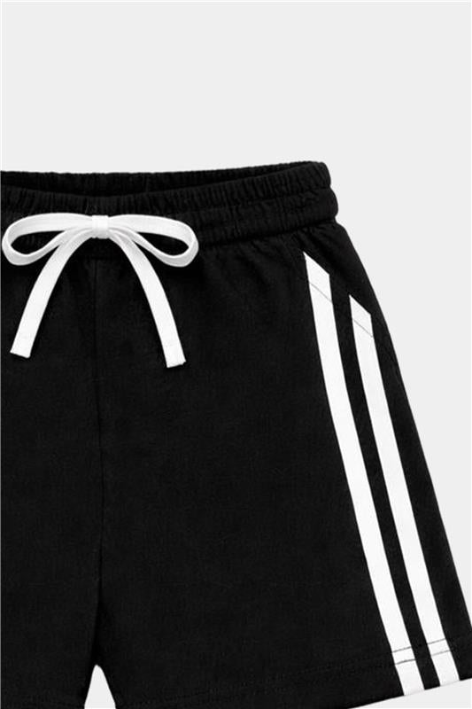 MYK Ronaldo Black Kids Sportswear Set T-Shirt & Shorts Set - MYK_Fatimas