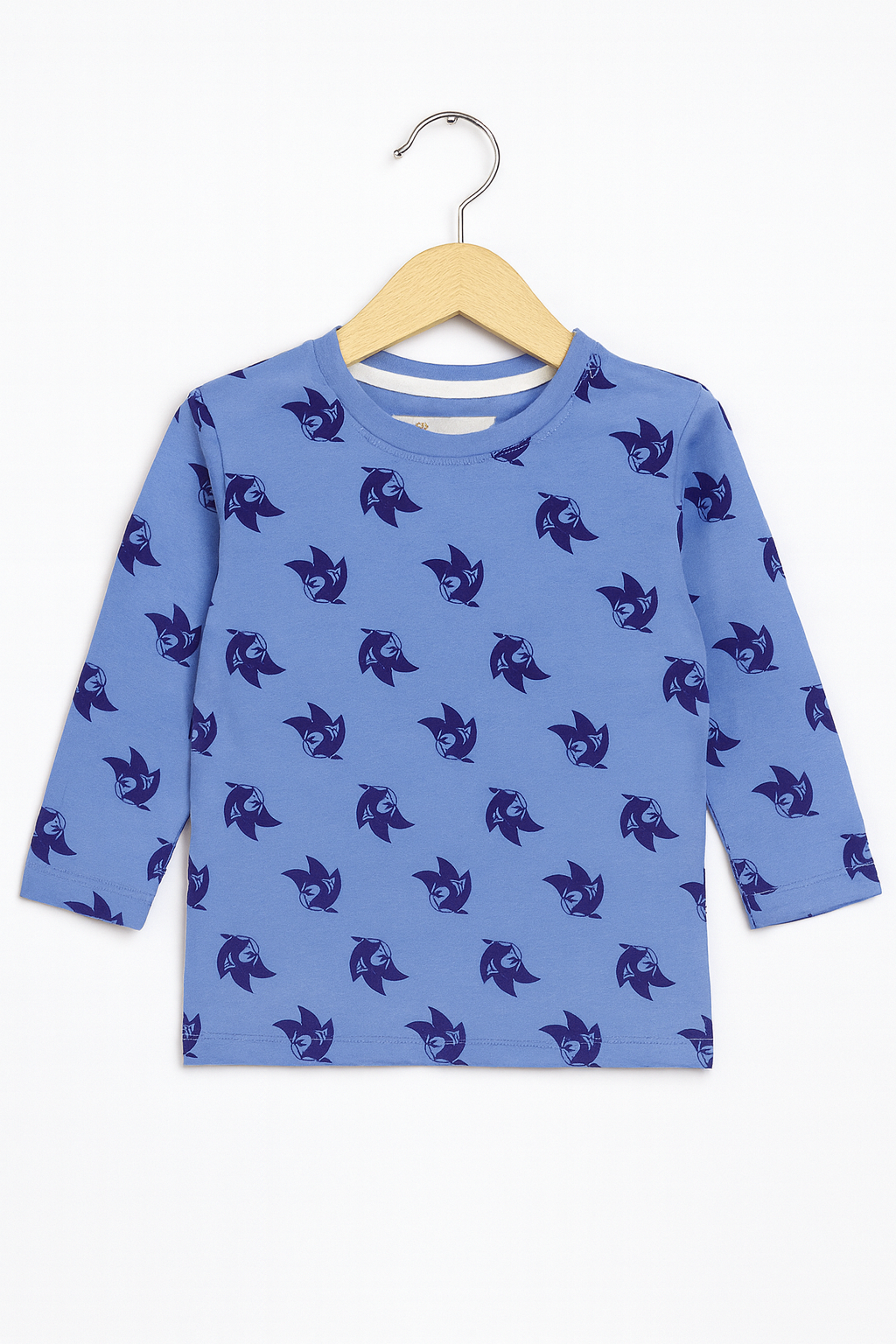 Blue Fox Print Summer Night suit Set