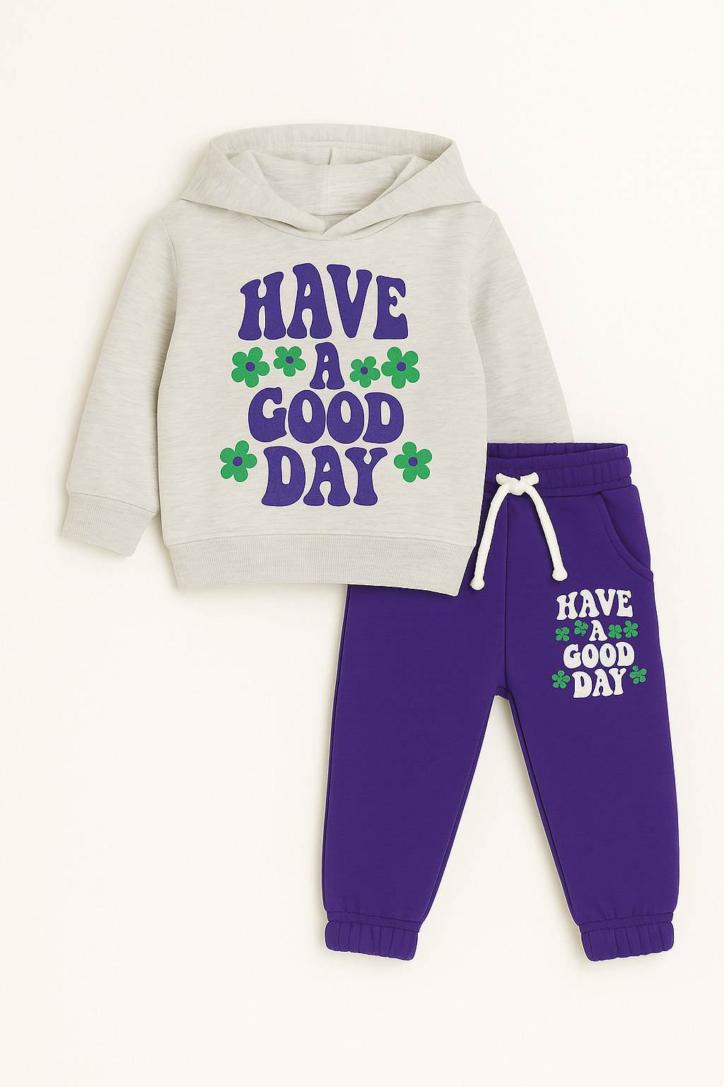 Have a Good Day Kids Hoodie Tracksuit