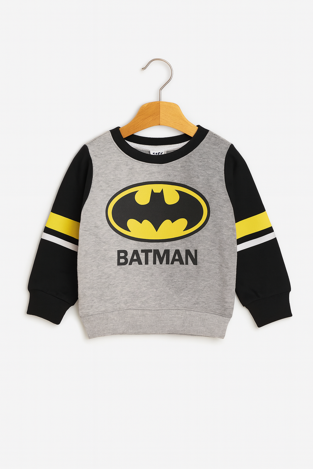 Batman Fleece Tracksuit For kids Grey & Black With Dori Trouser Premium Quality Set - MYK_Fatimas