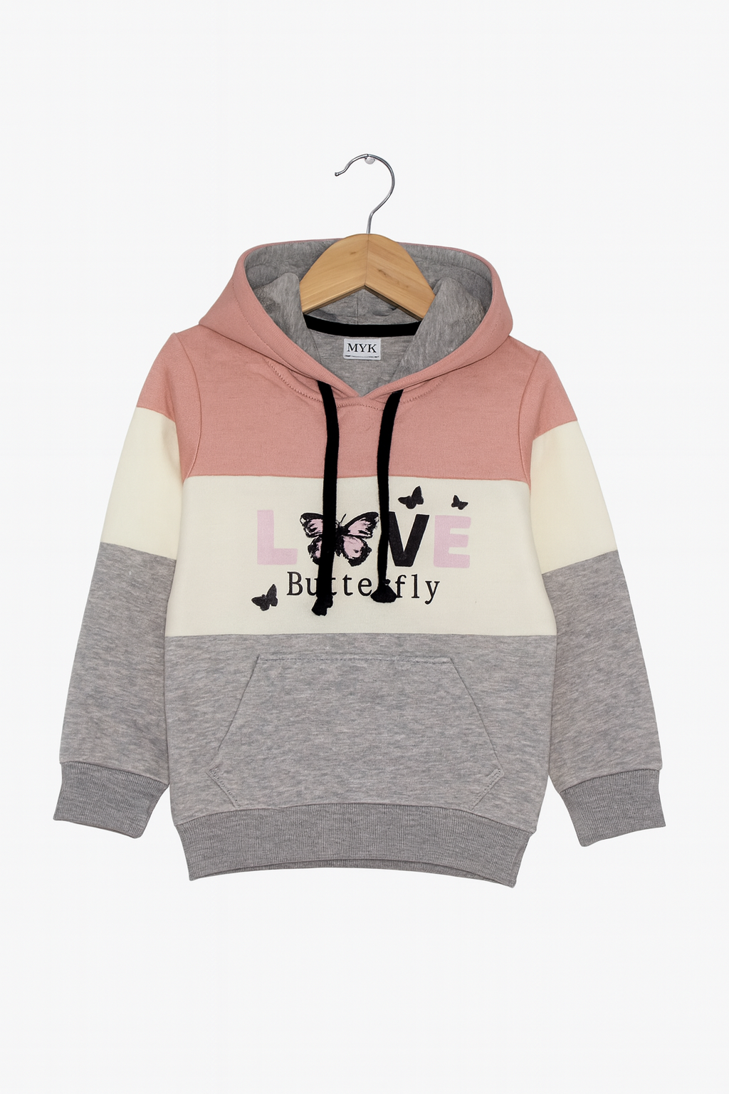 Baby Girl love butterfly Hoodie Tracksuit Imported  Long Sleeve Outfit - MYK_Fatimas