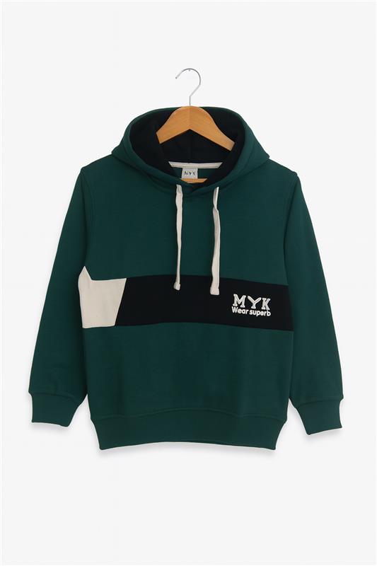 Baby Boy MYK Green Hoodie With Black Trouser Imported - MYK_Fatimas