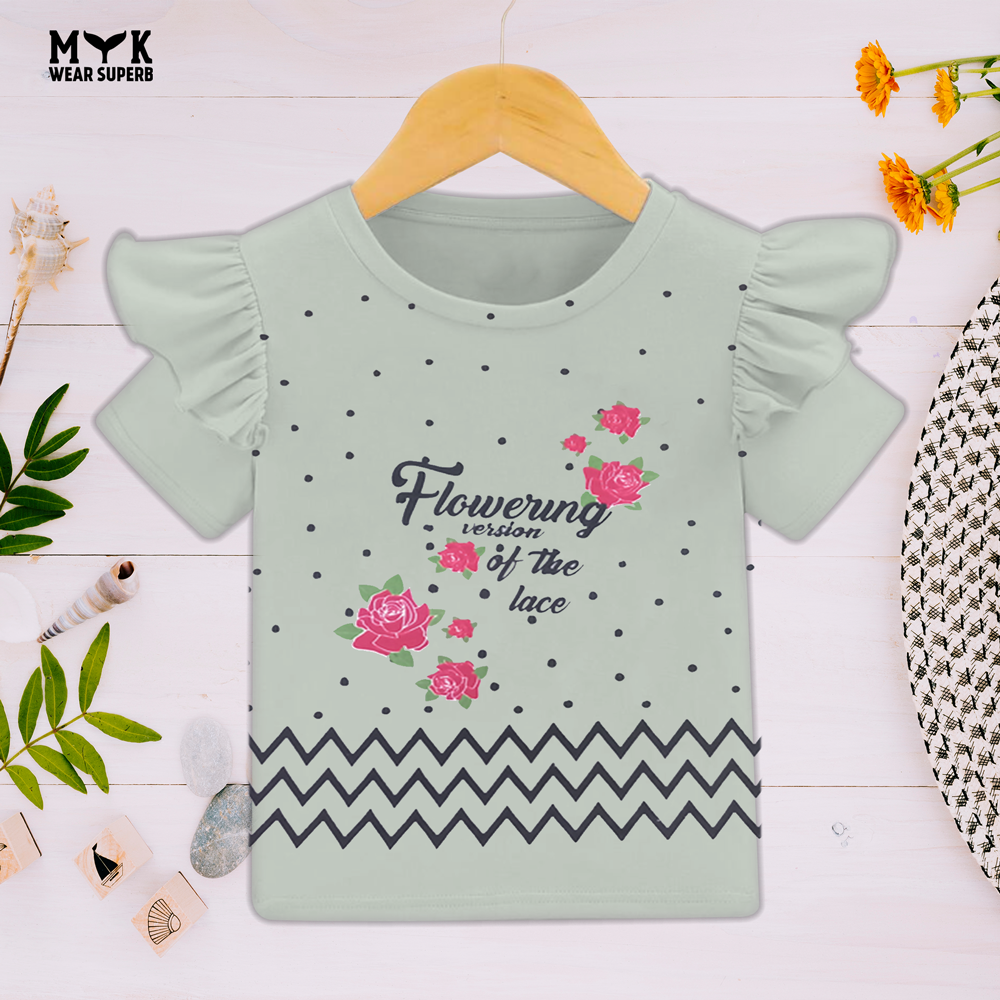 Frill Baby Girl Flower T.shirt