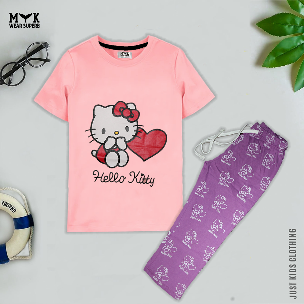 Hello Kitty Summer Trouser Shirt For Baby Girl