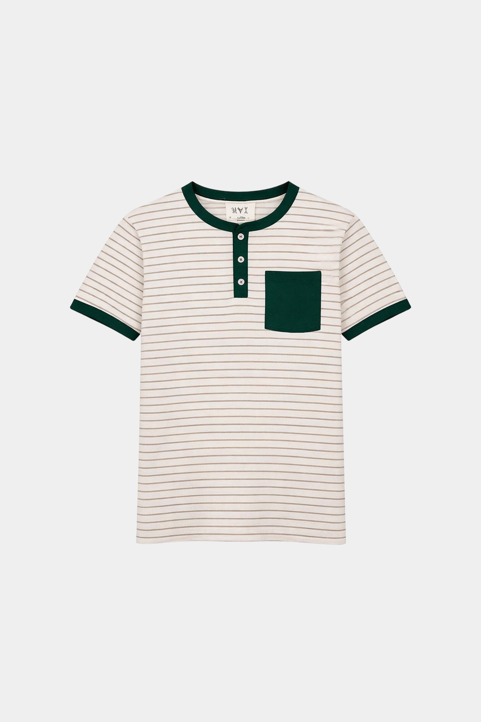 Boys Cotton Summer Set – "Ball is Life" Striped Tee & Jogger Pants - MYK_Fatimas