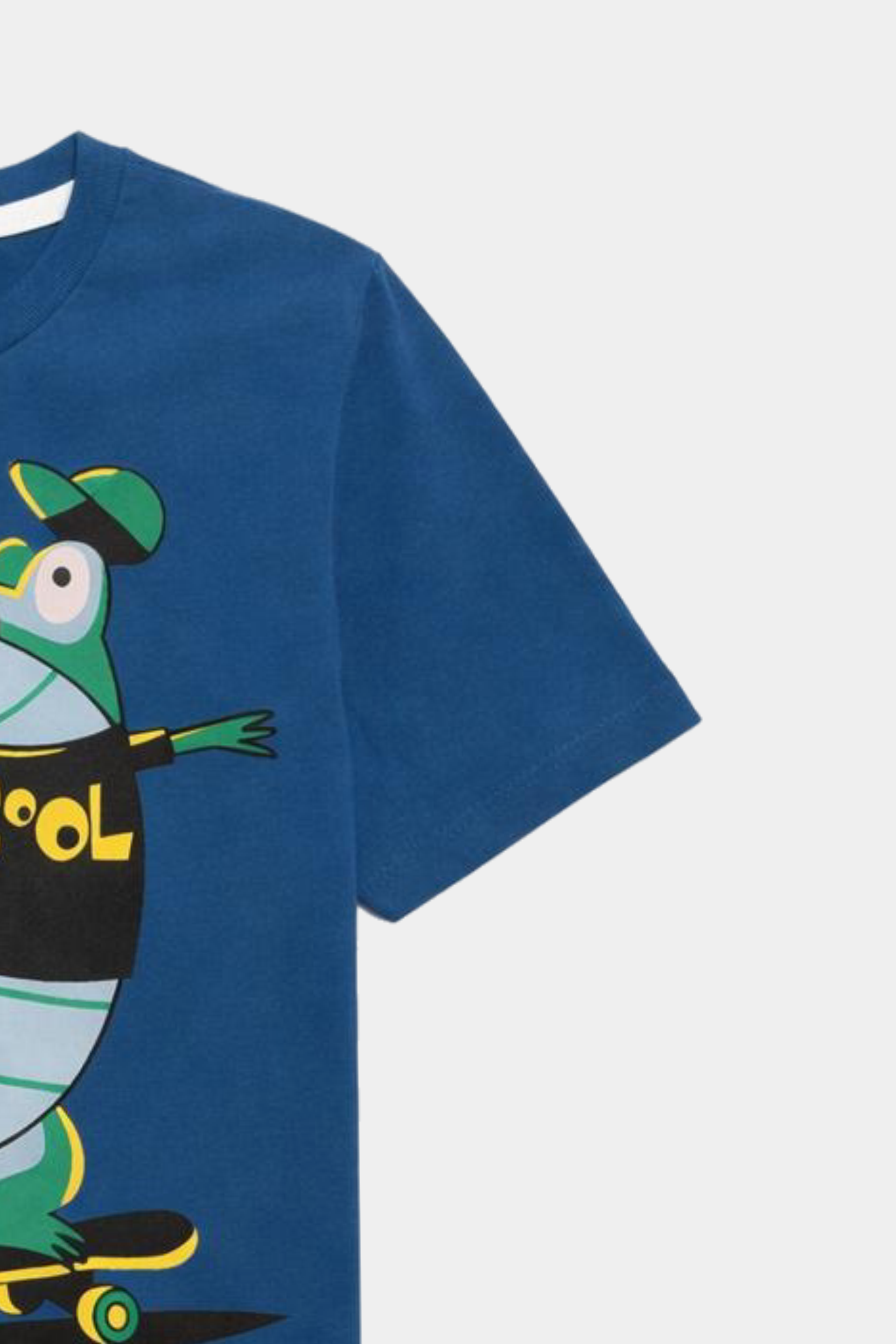 Cool Croc Skateboarding T-Shirt for Boys – Ocean Blue - MYK_Fatimas