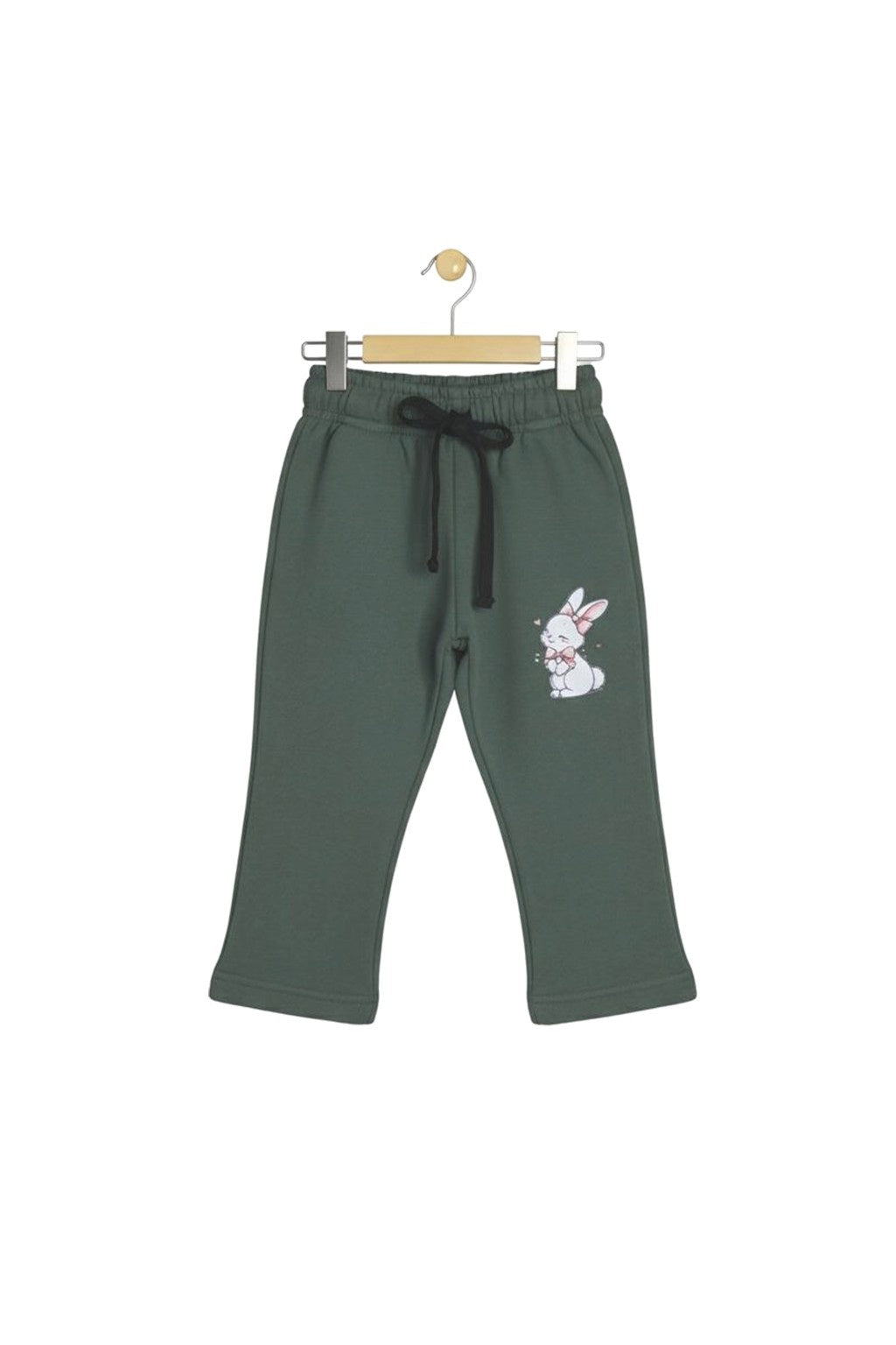 Deep Forest Green French Terry Trousers