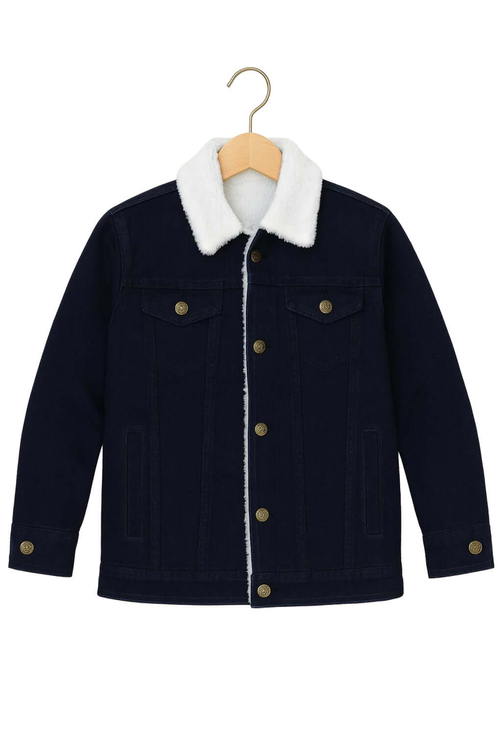 Navy Blue Denim Jacket